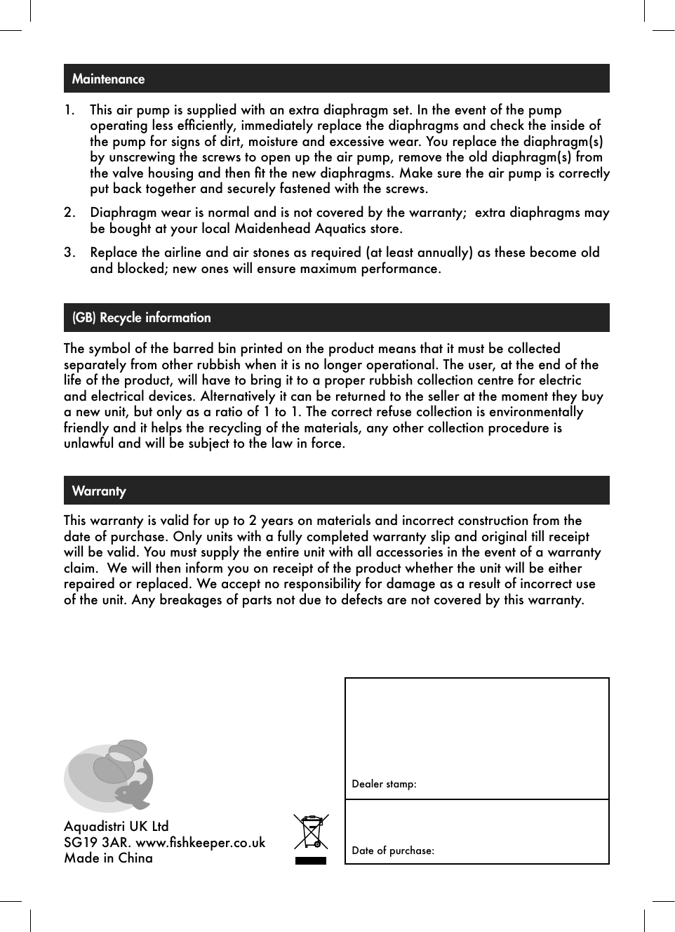 Page 2 of 2 - Air-pump-User-Manual