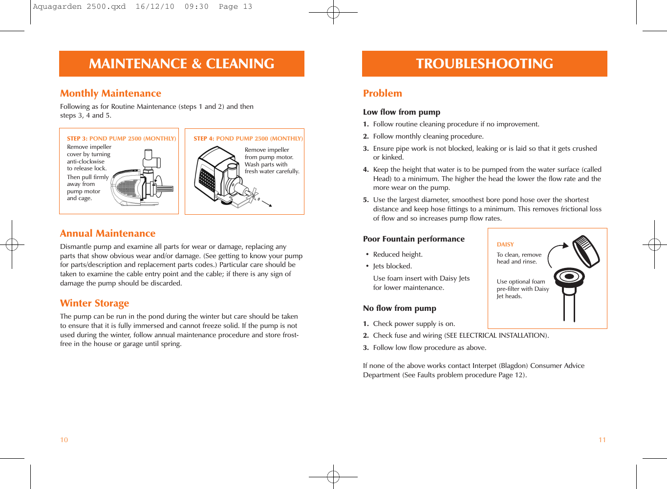 Page 7 of 8 - Aquagarden 2500  Aquagarden-Pond-Pump-2500