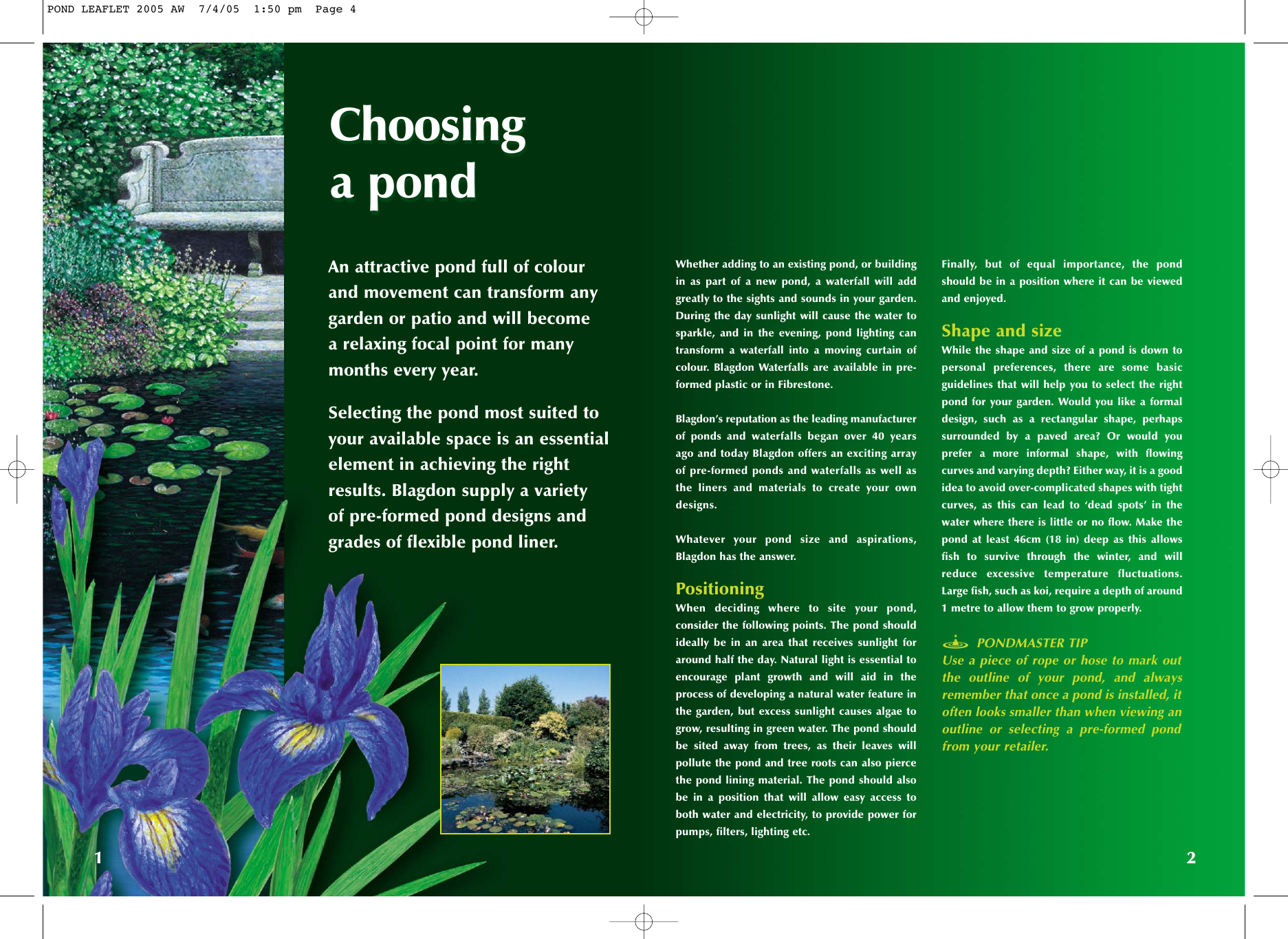 Page 2 of 8 - POND LEAFLET 2005 AW  Choosing-a-pond-guide
