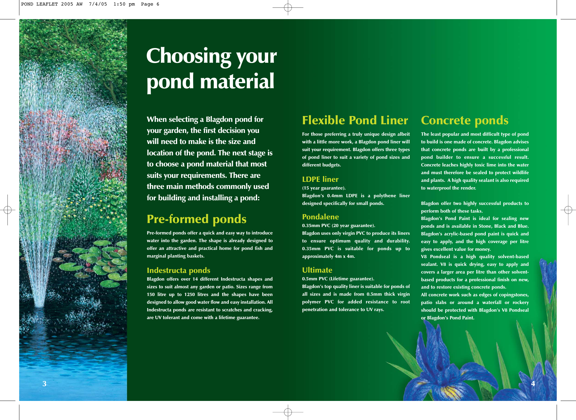 Page 3 of 8 - POND LEAFLET 2005 AW  Choosing-a-pond-guide