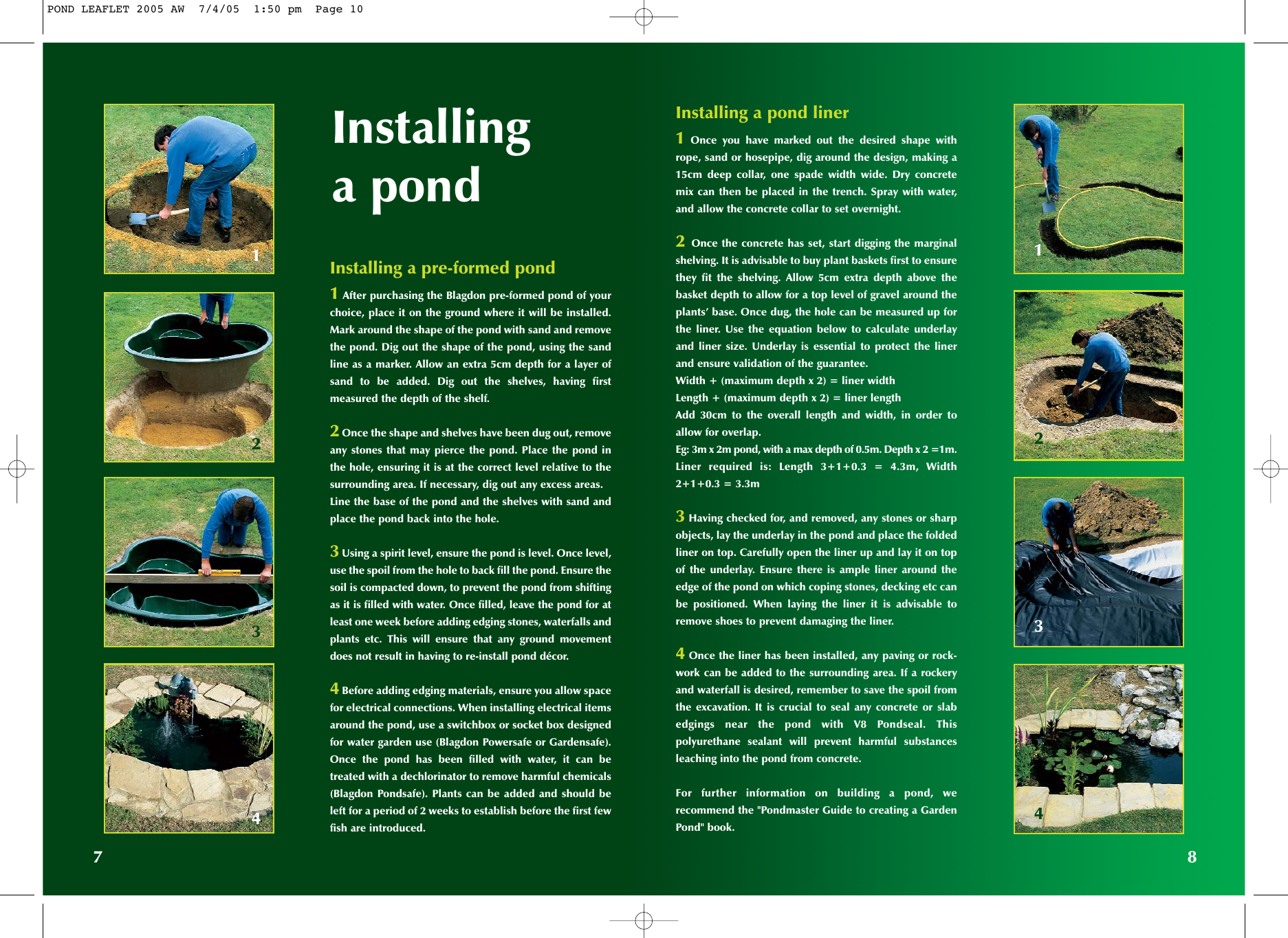 Page 5 of 8 - POND LEAFLET 2005 AW  Choosing-a-pond-guide