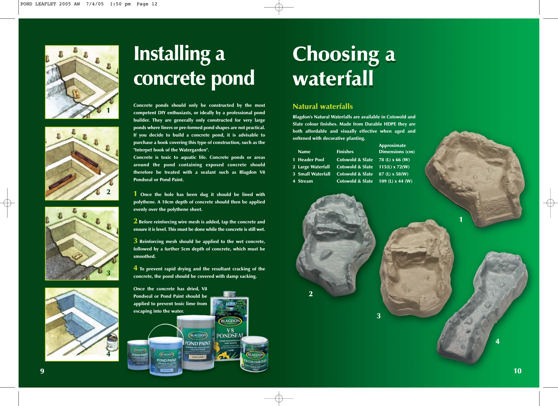 Page 6 of 8 - POND LEAFLET 2005 AW  Choosing-a-pond-guide