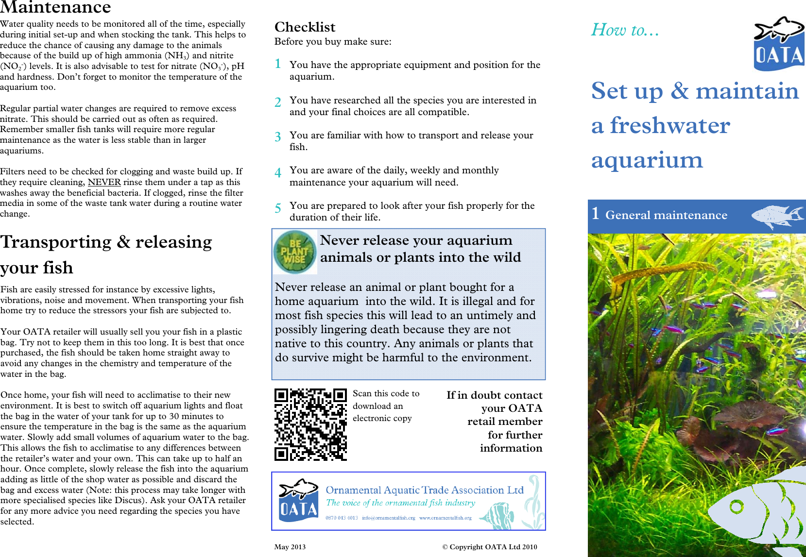 Page 1 of 2 - 1 Set Up And Maintain A Freshwater Aquarium  How-to-set-up-and-maintain-a-freshwater-aquarium