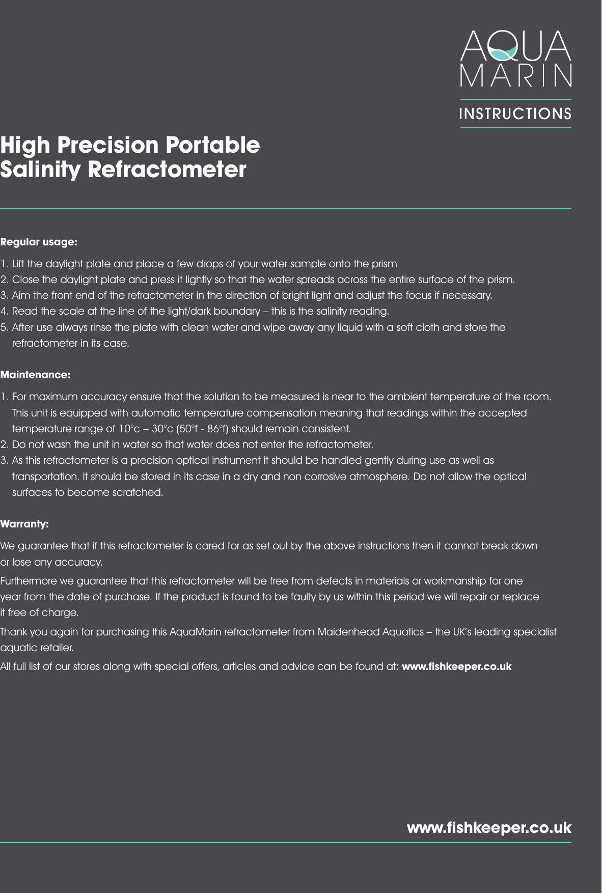 Page 2 of 2 - Refractometer