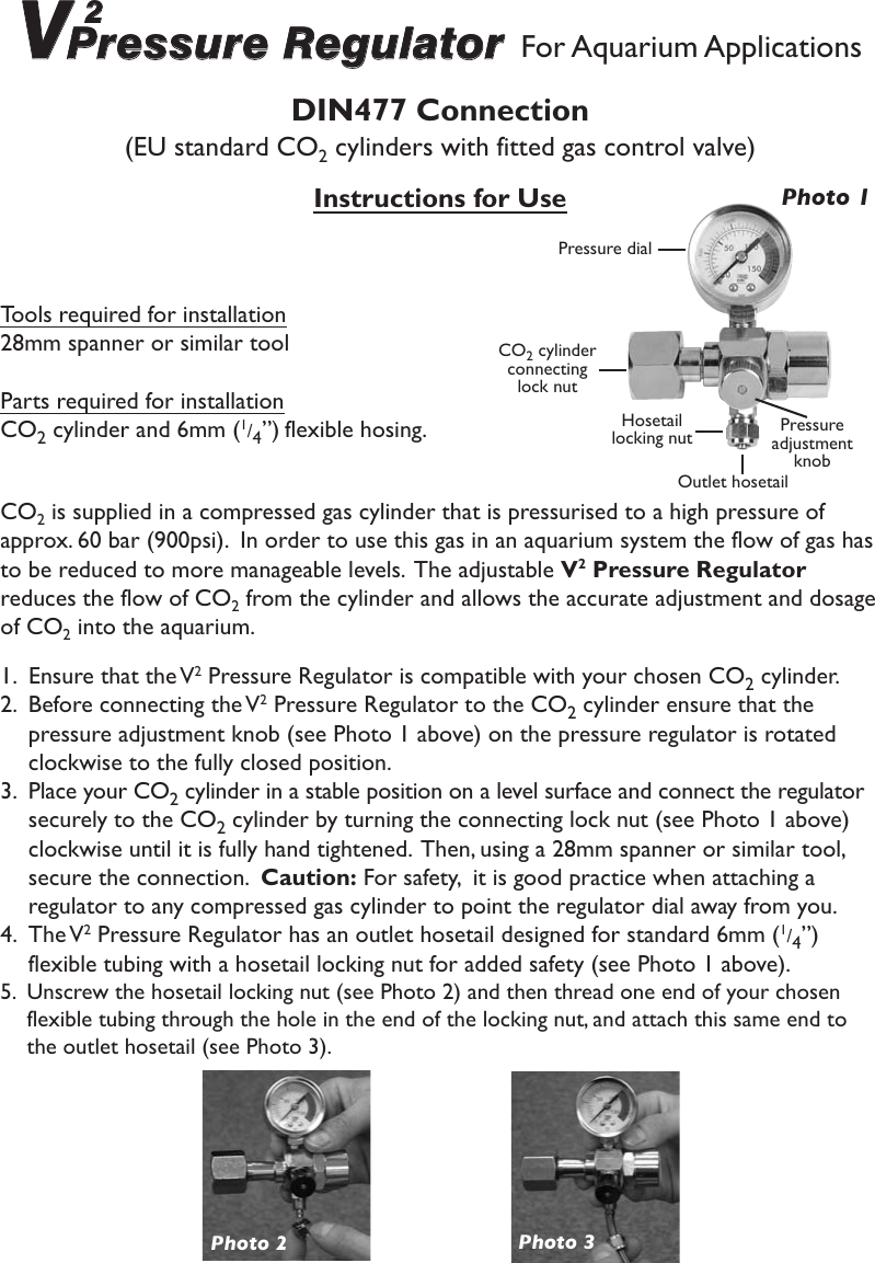 Page 1 of 2 - V-Pressure-Regulator-instructions DIN477-Connection