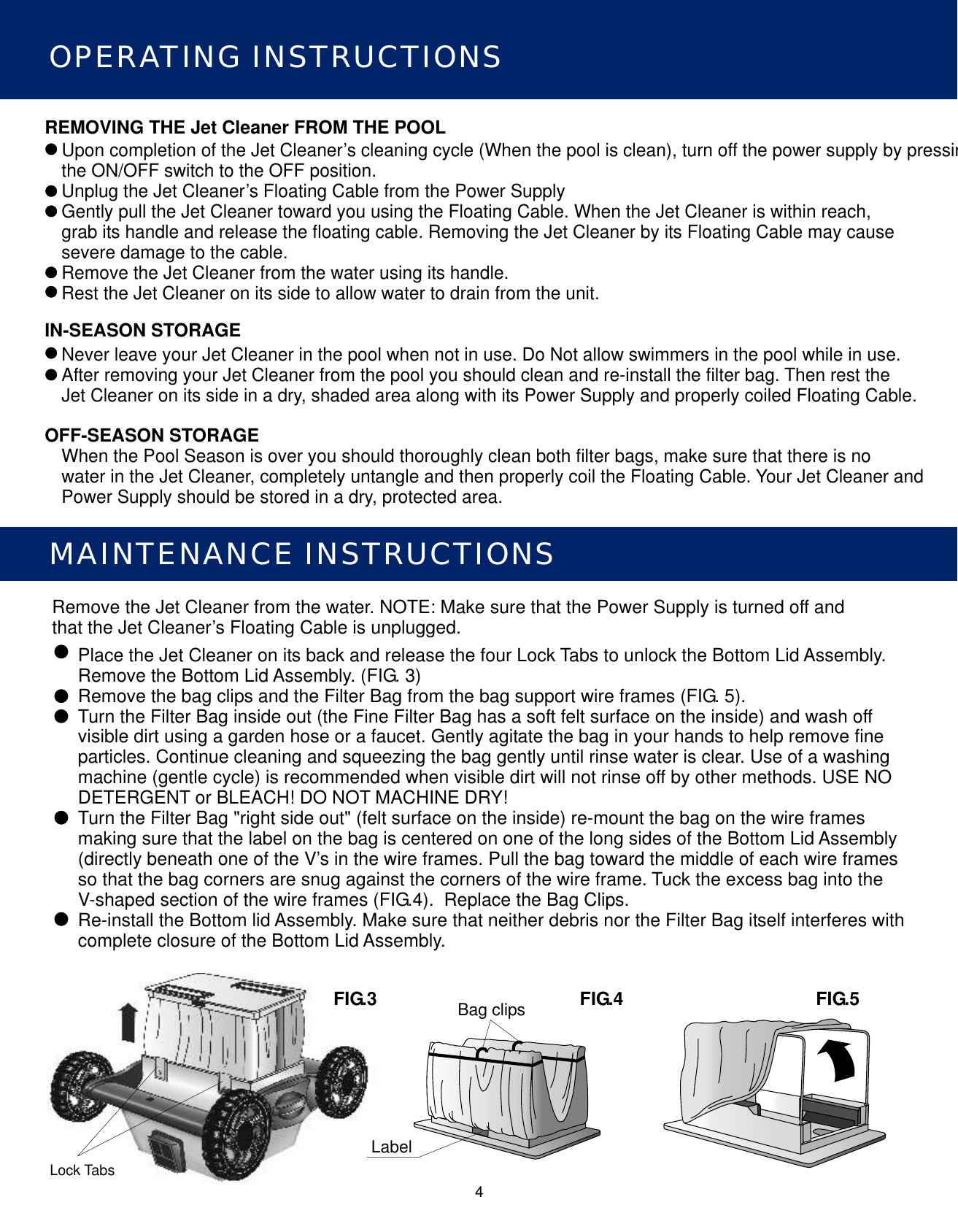 Page 4 of 8 - Aquatech Aquatech-Jet-Cleaner-Pool-Cleaner-Users-Manual- Jetmax_manual_generic  Aquatech-jet-cleaner-pool-cleaner-users-manual