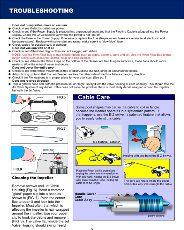 Page 5 of 8 - Aquatech Aquatech-Jet-Cleaner-Pool-Cleaner-Users-Manual- Jetmax_manual_generic  Aquatech-jet-cleaner-pool-cleaner-users-manual