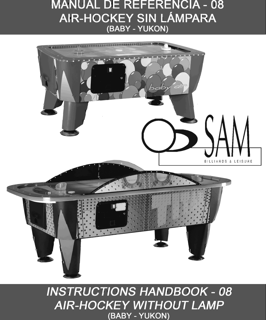 Arcade Baby Air Hockey Manual User