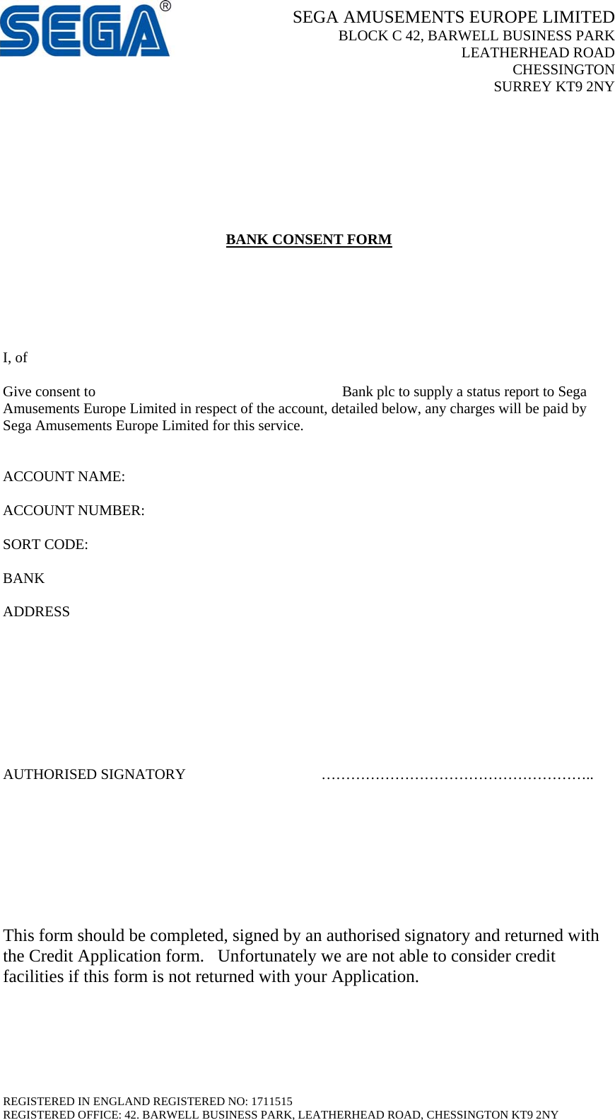 Page 3 of 3 - Arcade Credit Application Form 0 - Paula User Manual