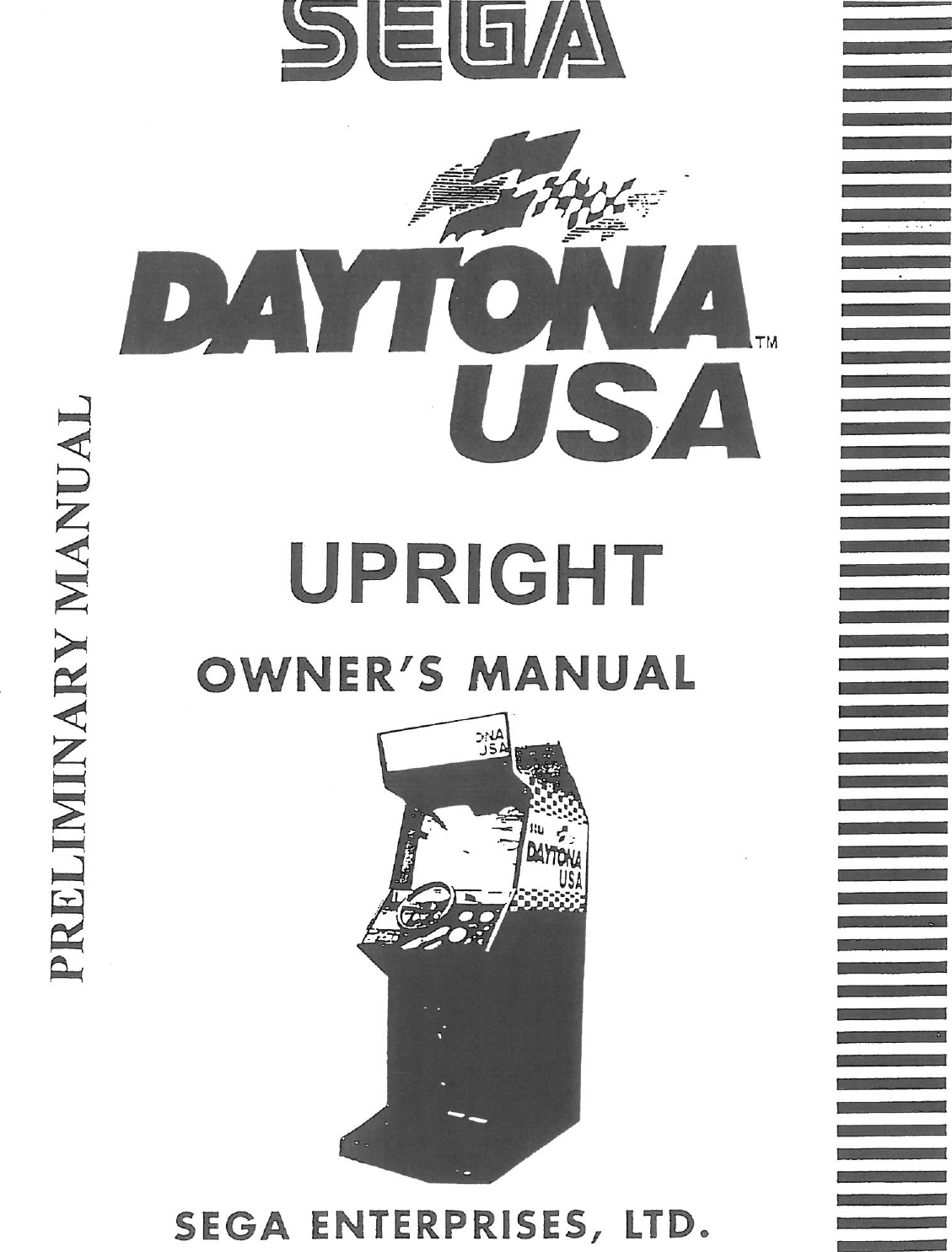 Arcade Daytona Usa Ur Manual User