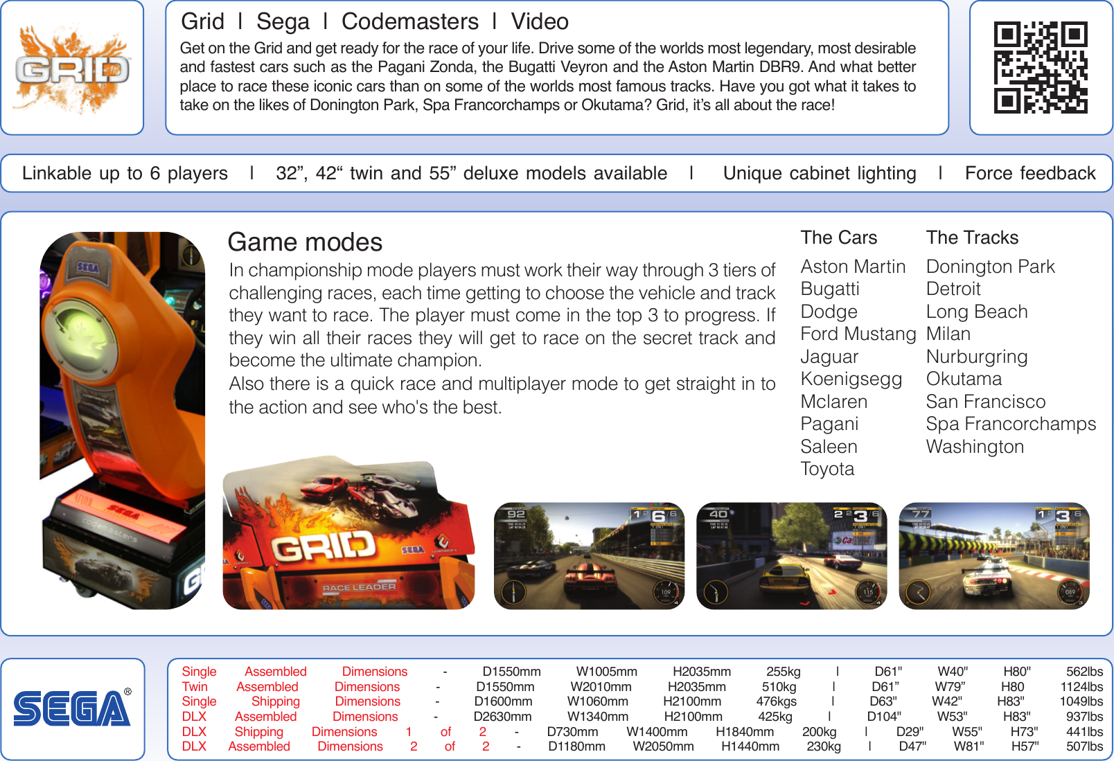 Page 2 of 2 - Arcade Grid Info Sheet User Manual