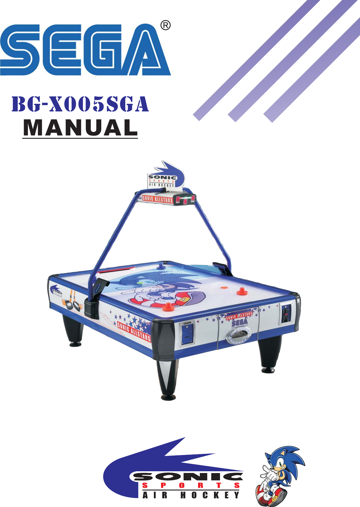 Arcade Sonic Allstars Air Hockey Manual A4BAADB6312E636472 User