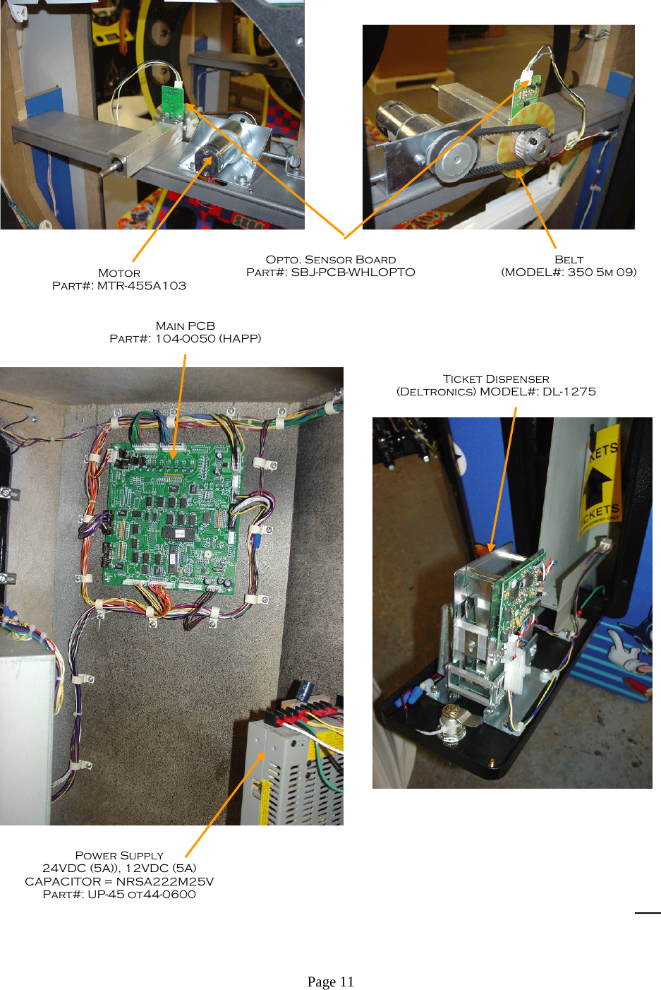 Page 11 of 12 - Arcade Sonic Spinner Manual - 0621907 07 _Non CEC Ver_ User