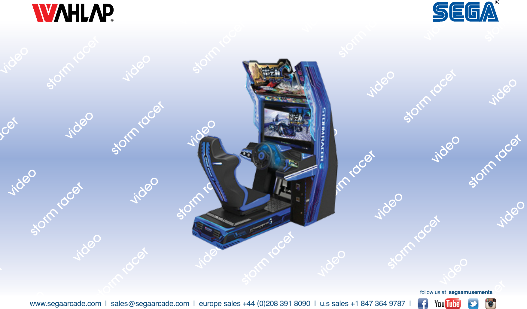 Page 1 of 2 - Arcade Storm Racer Info Sheet User Manual