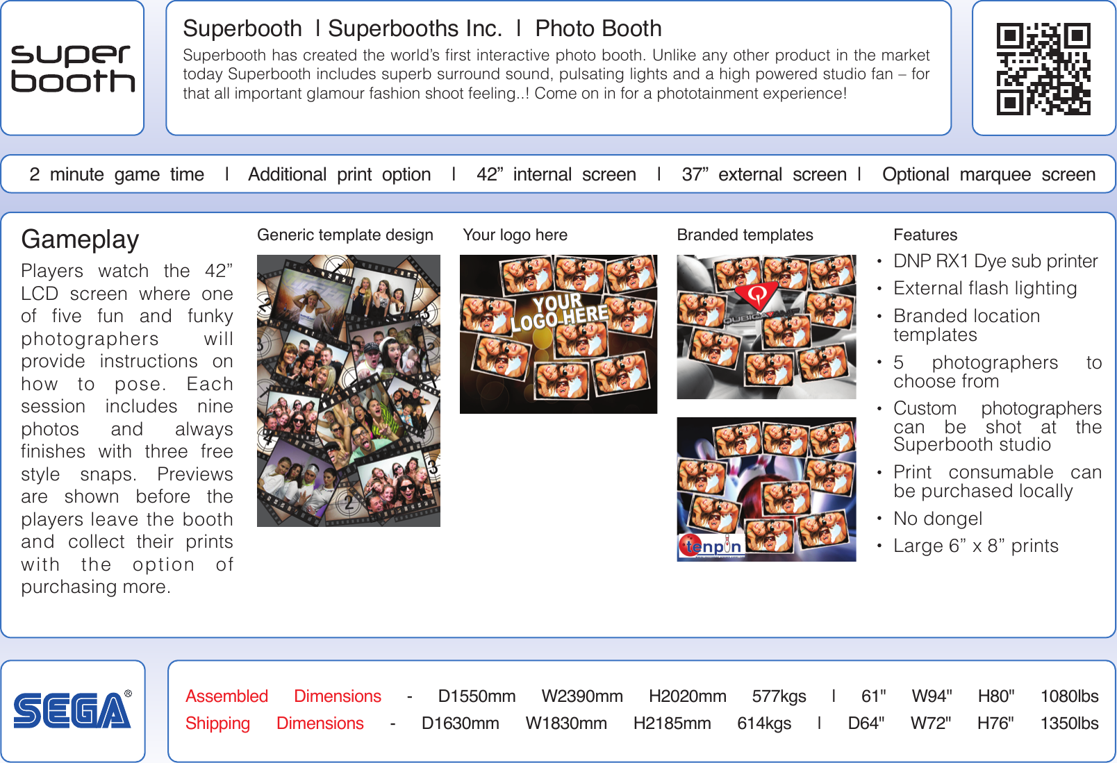 Page 2 of 2 - Arcade Superbooth Info Sheet User Manual