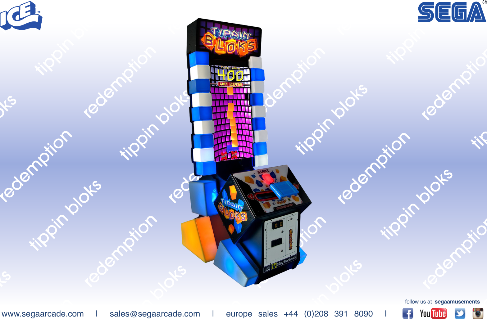 Page 1 of 2 - Arcade Tippin Bloks Info Sheet User Manual