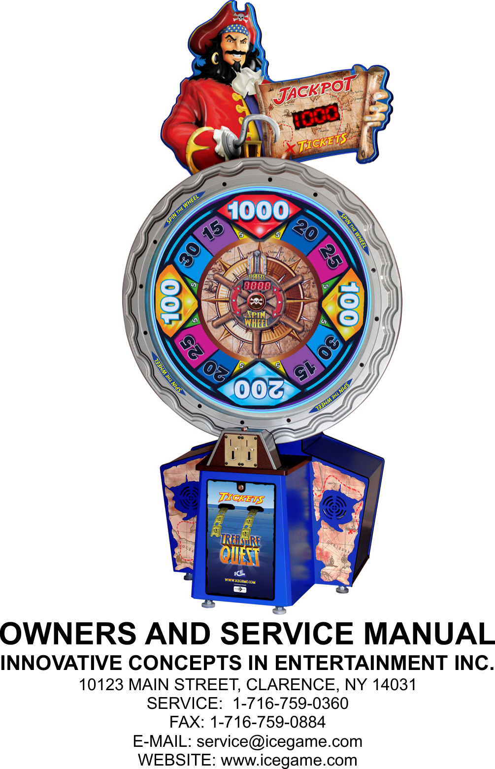 Arcade Treasure Quest Manual User