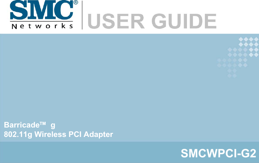 Barricade     g 802.11g Wireless PCI AdapterTMSMCWPCI-G2