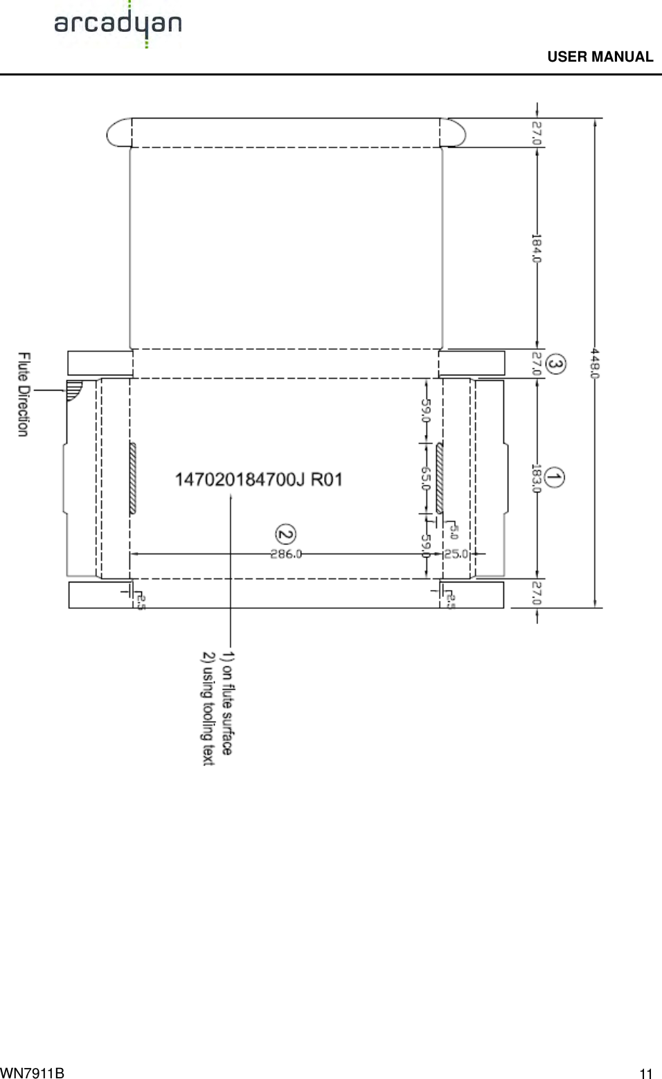                                              USER MANUAL                                              WN7911B  11  