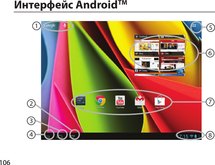 10612356784Интерфейс AndroidTM 