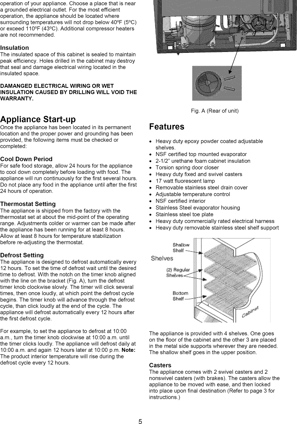 Page 5 of 11 - Arctic-Air Arctic-Air-297283501-Users-Manual-  Arctic-air-297283501-users-manual