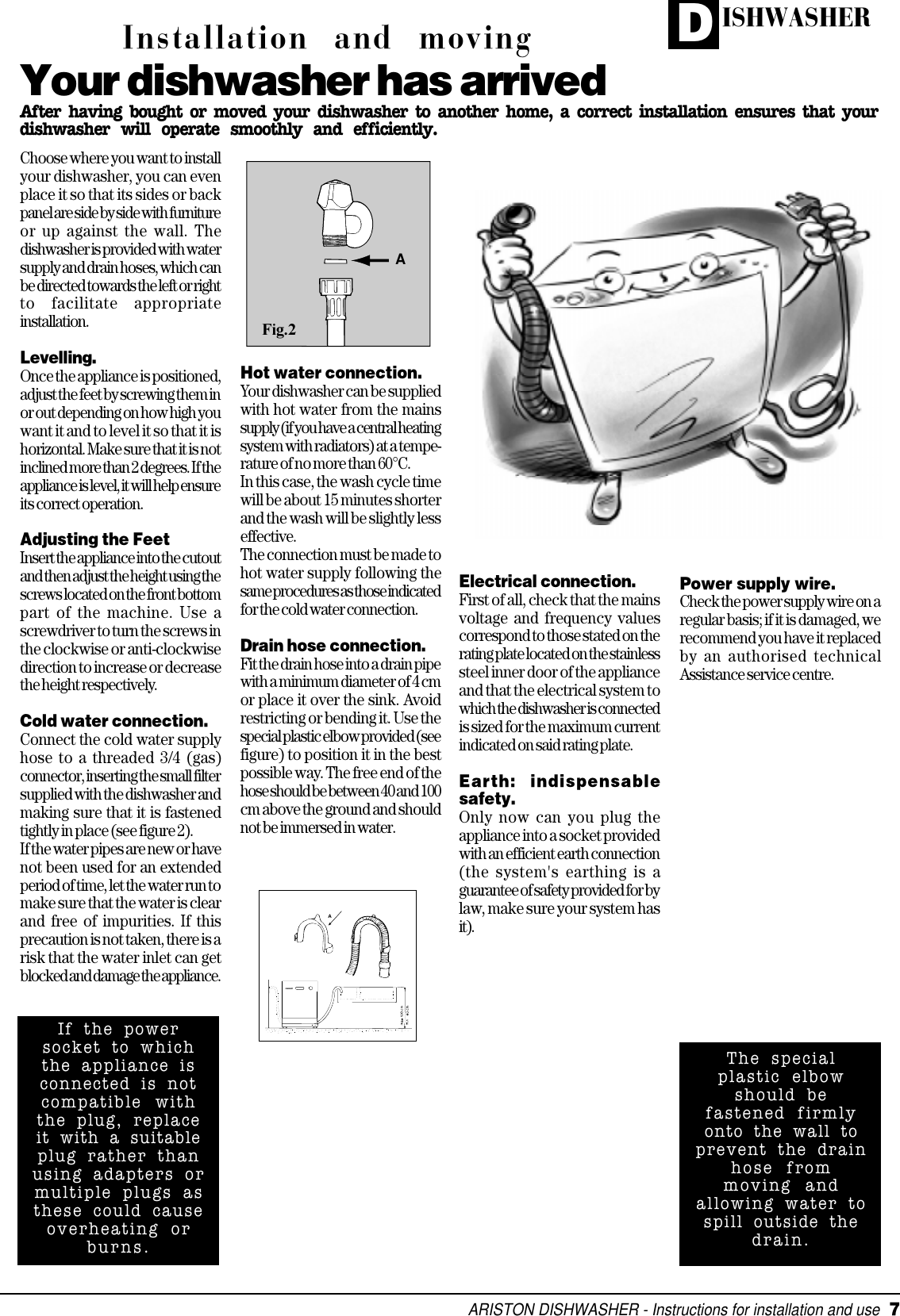 Page 8 of 12 - Ariston Ariston-Lsi-61Uk-Users-Manual- 028815gb.p65  Ariston-lsi-61uk-users-manual