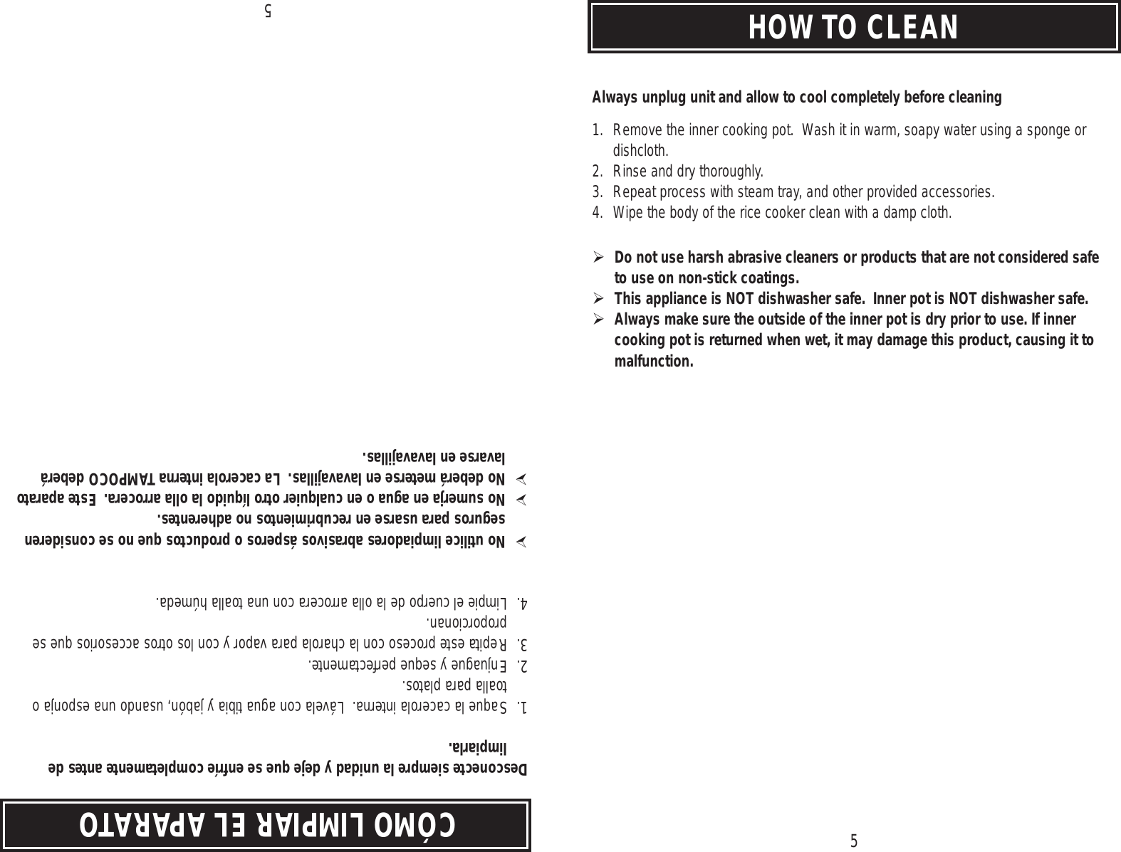 Page 7 of 11 - Aroma Aroma-Arc-1266F-Users-Manual-  Aroma-arc-1266f-users-manual