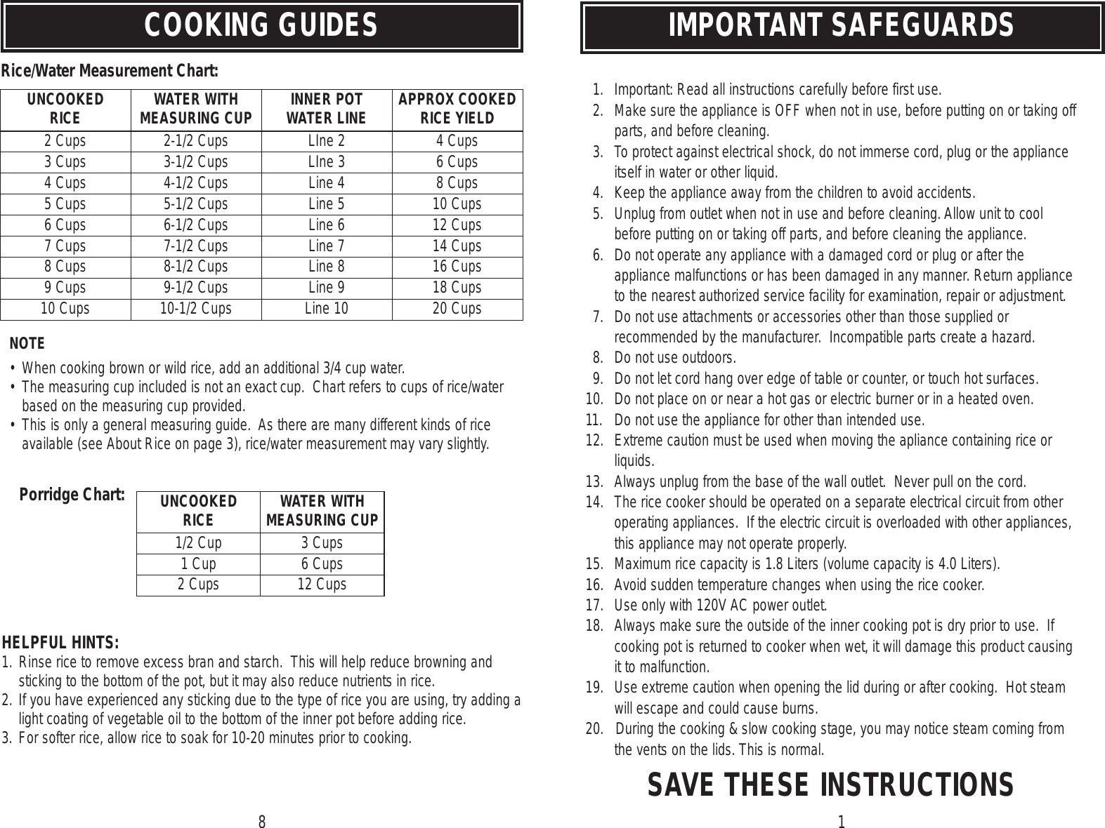 Page 3 of 12 - Aroma Aroma-Aroma-Rice-Cooker-Arc-530-Users-Manual-  Aroma-aroma-rice-cooker-arc-530-users-manual