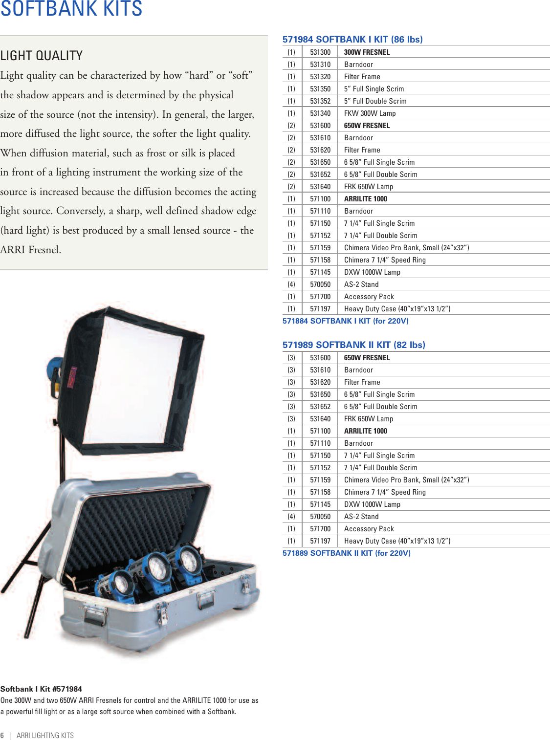 Page 6 of 12 - Arri Arri-Lighting-Kits-Users-Manual-  Arri-lighting-kits-users-manual