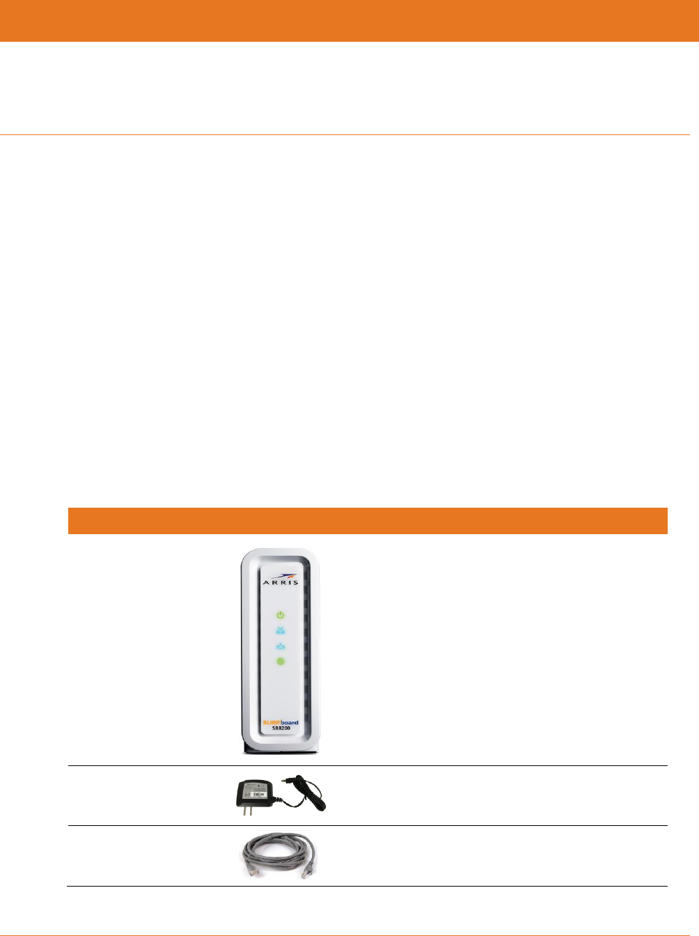 Arris SB8200 User Guide Manual SB8200: