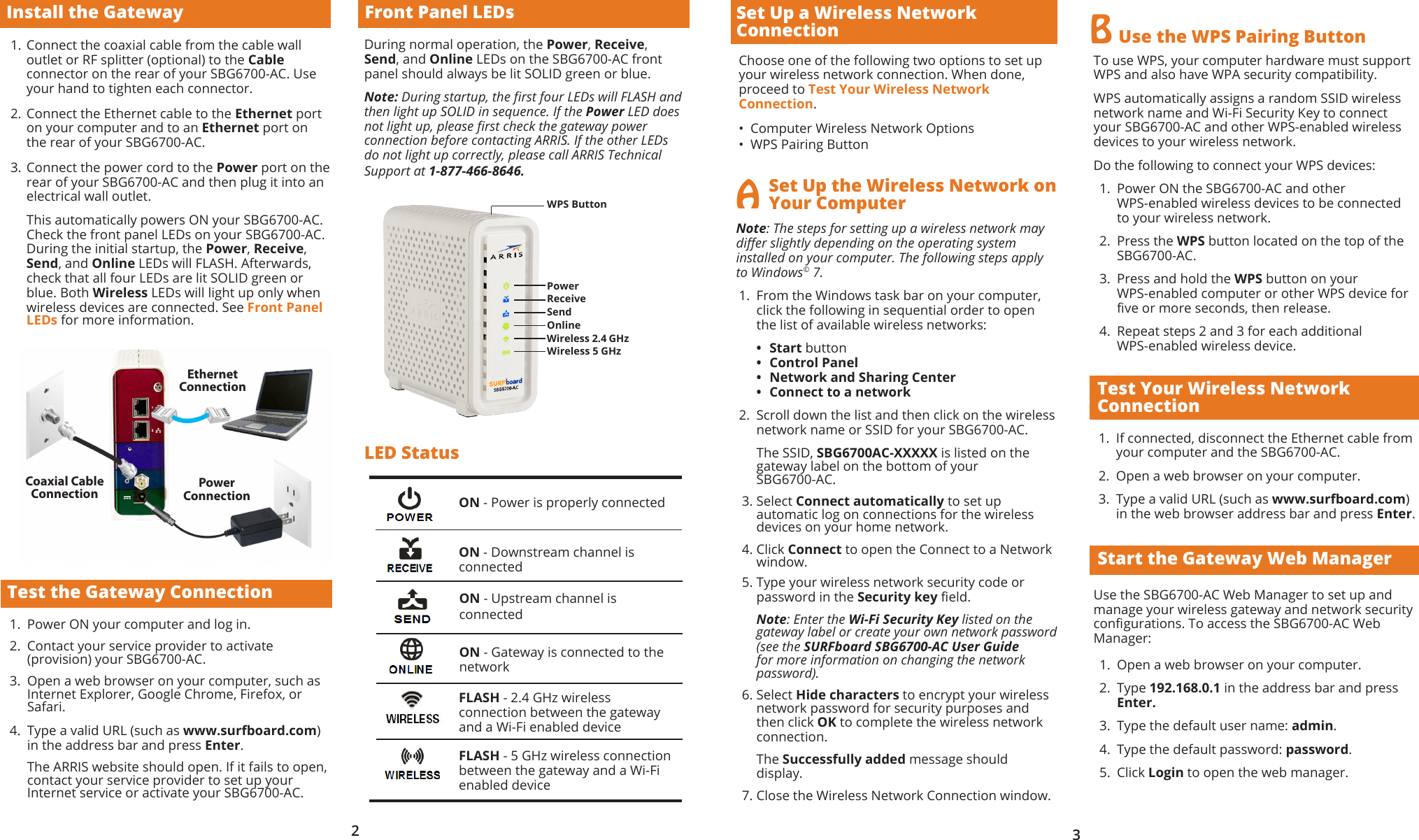 Arris Sbg6700 Ac Manual