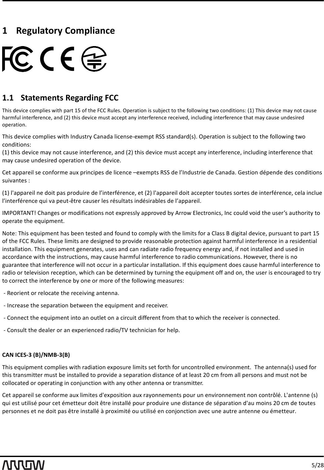 ':-,.'1!Regulatory'Compliance''''' '''' ''1.1!Statements'Regarding'FCC'KB74'$&amp;=7F&amp;'F<3M+7&amp;4'%72B'M"#2'/:'<D'2B&amp;'899'5*+&amp;40'YM&amp;#"27<)'74'4*C^&amp;F2'2<'2B&amp;'D<++<%7)6'2%<'F<)$727<)4_'`/a'KB74'$&amp;=7F&amp;'3"E')<2'F"*4&amp;'B"#3D*+'7)2&amp;#D&amp;#&amp;)F&amp;b'")$'`,a'2B74'$&amp;=7F&amp;'3*42'"FF&amp;M2'")E'7)2&amp;#D&amp;#&amp;)F&amp;'#&amp;F&amp;7=&amp;$b'7)F+*$7)6'7)2&amp;#D&amp;#&amp;)F&amp;'2B"2'3"E'F"*4&amp;'*)$&amp;47#&amp;$'<M&amp;#"27<)0'KB74'$&amp;=7F&amp;'F<3M+7&amp;4'%72B'N)$*42#E'9")"$"'+7F&amp;)4&amp;O&amp;U&amp;3M2'511'42")$"#$`4a0'YM&amp;#"27<)'74'4*C^&amp;F2'2<'2B&amp;'D<++<%7)6'2%<'F<)$727<)4_''`/a'2B74'$&amp;=7F&amp;'3"E')<2'F"*4&amp;'7)2&amp;#D&amp;#&amp;)F&amp;b'")$'`,a'2B74'$&amp;=7F&amp;'3*42'"FF&amp;M2'")E'7)2&amp;#D&amp;#&amp;)F&amp;b'7)F+*$7)6'7)2&amp;#D&amp;#&amp;)F&amp;'2B"2'3"E'F"*4&amp;'*)$&amp;47#&amp;$'<M&amp;#"27<)'<D'2B&amp;'$&amp;=7F&amp;0'9&amp;2'"MM"#&amp;7+'4&amp;'F<)D<#3&amp;'"*U'M#7)F7M&amp;4'$&amp;'+7F&amp;)F&amp;'c&amp;U&amp;3M24'511'$&amp;'+]N)$*42#7&amp;'$&amp;'9")"$"0'W&amp;427<)'$dM&amp;)$&amp;'$&amp;4'F<)$727<)4'4*7=")2&amp;4'_'`/a'+e"MM"#&amp;7+')&amp;'$<72'M"4'M#<$*7#&amp;'$&amp;'+]7)2&amp;#Dd#&amp;)F&amp;b'&amp;2'`,a'+e"MM"#&amp;7+'$<72'"FF&amp;M2&amp;#'2<*2&amp;4'4<#2&amp;4'$&amp;'7)2&amp;#Dd#&amp;)F&amp;b'F&amp;+"'7)F+*&amp;'+]7)2&amp;#Dd#&amp;)F&amp;'@*7'="'M&amp;*2Of2#&amp;'F"*4&amp;#'+&amp;4'#d4*+2"24'7)$d47#"C+&amp;4'$&amp;'+]"MM"#&amp;7+0'N(?Y5KSgKh'9B")6&amp;4'<#'3<$7D7F"27<)4')<2'&amp;UM#&amp;44+E'"MM#<=&amp;$'CE'S##<%'T+&amp;F2#<)7F4b'N)F'F<*+$'=<7$'2B&amp;'*4&amp;#]4'"*2B<#72E'2<'<M&amp;#"2&amp;'2B&amp;'&amp;@*7M3&amp;)20'g<2&amp;_'KB74'&amp;@*7M3&amp;)2'B"4'C&amp;&amp;)'2&amp;42&amp;$'")$'D<*)$'2<'F<3M+E'%72B'2B&amp;'+73724'D<#'"'9+"44';'$7672"+'$&amp;=7F&amp;b'M*#4*")2'2<'M"#2'/:'<D'2B&amp;'899'5*+&amp;40'KB&amp;4&amp;'+73724'"#&amp;'$&amp;476)&amp;$'2<'M#<=7$&amp;'#&amp;"4<)"C+&amp;'M#<2&amp;F27<)'"6"7)42'B"#3D*+'7)2&amp;#D&amp;#&amp;)F&amp;'7)'"'#&amp;47$&amp;)27"+'7)42"++"27<)0'KB74'&amp;@*7M3&amp;)2'6&amp;)&amp;#"2&amp;4b'*4&amp;4'")$'F")'#"$7"2&amp;'#"$7<'D#&amp;@*&amp;)FE'&amp;)&amp;#6E'")$b'7D')<2'7)42"++&amp;$'")$'*4&amp;$'7)'"FF<#$")F&amp;'%72B'2B&amp;'7)42#*F27<)4b'3"E'F"*4&amp;'B"#3D*+'7)2&amp;#D&amp;#&amp;)F&amp;'2<'#"$7<'F<33*)7F"27<)40'!<%&amp;=&amp;#b'2B&amp;#&amp;'74')<'6*"#")2&amp;&amp;'2B"2'7)2&amp;#D&amp;#&amp;)F&amp;'%7++')<2'<FF*#'7)'"'M"#27F*+"#'7)42"++"27<)0'ND'2B74'&amp;@*7M3&amp;)2'$<&amp;4'F"*4&amp;'B"#3D*+'7)2&amp;#D&amp;#&amp;)F&amp;'2<'#"$7<'<#'2&amp;+&amp;=747<)'#&amp;F&amp;M27<)b'%B7FB'F")'C&amp;'$&amp;2&amp;#37)&amp;$'CE'2*#)7)6'2B&amp;'&amp;@*7M3&amp;)2'<DD'")$'<)b'2B&amp;'*4&amp;#'74'&amp;)F<*#"6&amp;$'2<'2#E'2<'F<##&amp;F2'2B&amp;'7)2&amp;#D&amp;#&amp;)F&amp;'CE'<)&amp;'<#'3<#&amp;'<D'2B&amp;'D<++<%7)6'3&amp;"4*#&amp;4_''O'5&amp;<#7&amp;)2'<#'#&amp;+<F"2&amp;'2B&amp;'#&amp;F&amp;7=7)6'")2&amp;))"0''O'N)F#&amp;"4&amp;'2B&amp;'4&amp;M"#"27<)'C&amp;2%&amp;&amp;)'2B&amp;'&amp;@*7M3&amp;)2'")$'#&amp;F&amp;7=&amp;#0''O'9<))&amp;F2'2B&amp;'&amp;@*7M3&amp;)2'7)2<'")'<*2+&amp;2'<)'"'F7#F*72'$7DD&amp;#&amp;)2'D#<3'2B"2'2<'%B7FB'2B&amp;'#&amp;F&amp;7=&amp;#'74'F<))&amp;F2&amp;$0''O'9<)4*+2'2B&amp;'$&amp;"+&amp;#'<#'")'&amp;UM&amp;#7&amp;)F&amp;$'#"$7<-K\'2&amp;FB)7F7")'D<#'B&amp;+M0''CAN'ICES@3'(B)/NMB@3(B)''KB74'&amp;@*7M3&amp;)2'F<3M+7&amp;4'%72B'#"$7"27<)'&amp;UM<4*#&amp;'+73724'4&amp;2'D<#2B'D<#'*)F<)2#<++&amp;$'&amp;)=7#<)3&amp;)20''KB&amp;'")2&amp;))"`4a'*4&amp;$'D<#'2B74'2#")43722&amp;#'3*42'C&amp;'7)42"++&amp;$'2<'M#<=7$&amp;'"'4&amp;M"#"27<)'$742")F&amp;'<D'"2'+&amp;"42',A'F3'D#<3'"++'M&amp;#4<)4'")$'3*42')<2'C&amp;'F<++<F"2&amp;$'<#'<M&amp;#"27)6'7)'F<)^*)F27<)'%72B'")E'<2B&amp;#'")2&amp;))"'<#'2#")43722&amp;#0'9&amp;2'"MM"#&amp;7+'4&amp;'F<)D<#3&amp;'"*U'+7372&amp;4'$e&amp;UM<4727<)'"*U'#"E<))&amp;3&amp;)24'M<*#'*)'&amp;)=7#<))&amp;3&amp;)2')<)'F<)2#i+d0'Xe")2&amp;))&amp;'`4a'@*7'&amp;42'*27+74d'M<*#'F&amp;2'd3&amp;22&amp;*#'$<72'f2#&amp;'7)42"++d'M<*#'M#<$*7#&amp;'*)&amp;'$742")F&amp;'$&amp;'4dM"#"27<)'$e"*'3<7)4',A'F3'$&amp;'2<*2&amp;4'M&amp;#4<))&amp;4'&amp;2')&amp;'$<72'M"4'f2#&amp;'7)42"++d'j'M#<U7372d'<*'*27+74d'&amp;)'F<)^<)F27<)'"=&amp;F'*)&amp;'"*2#&amp;'")2&amp;))&amp;'<*'d3&amp;22&amp;*#0'