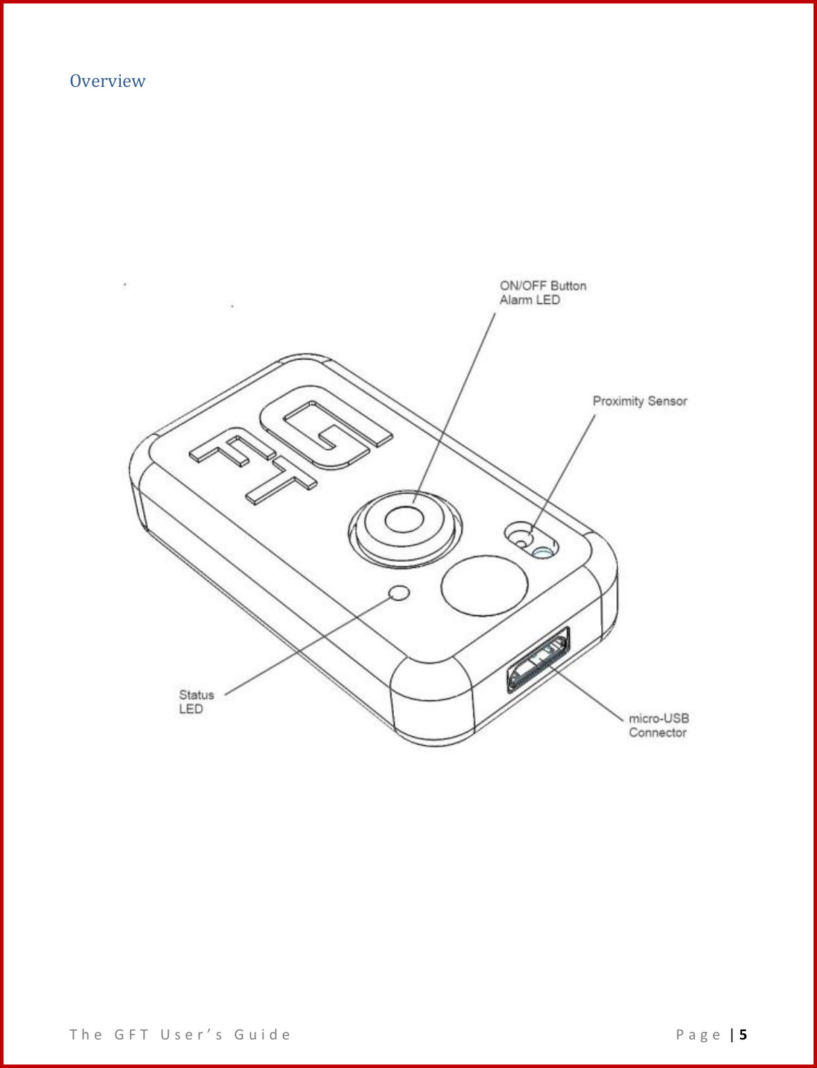 T h e   G F T   U s e r ’ s   G u i d e     P a g e  | 5  Overview          