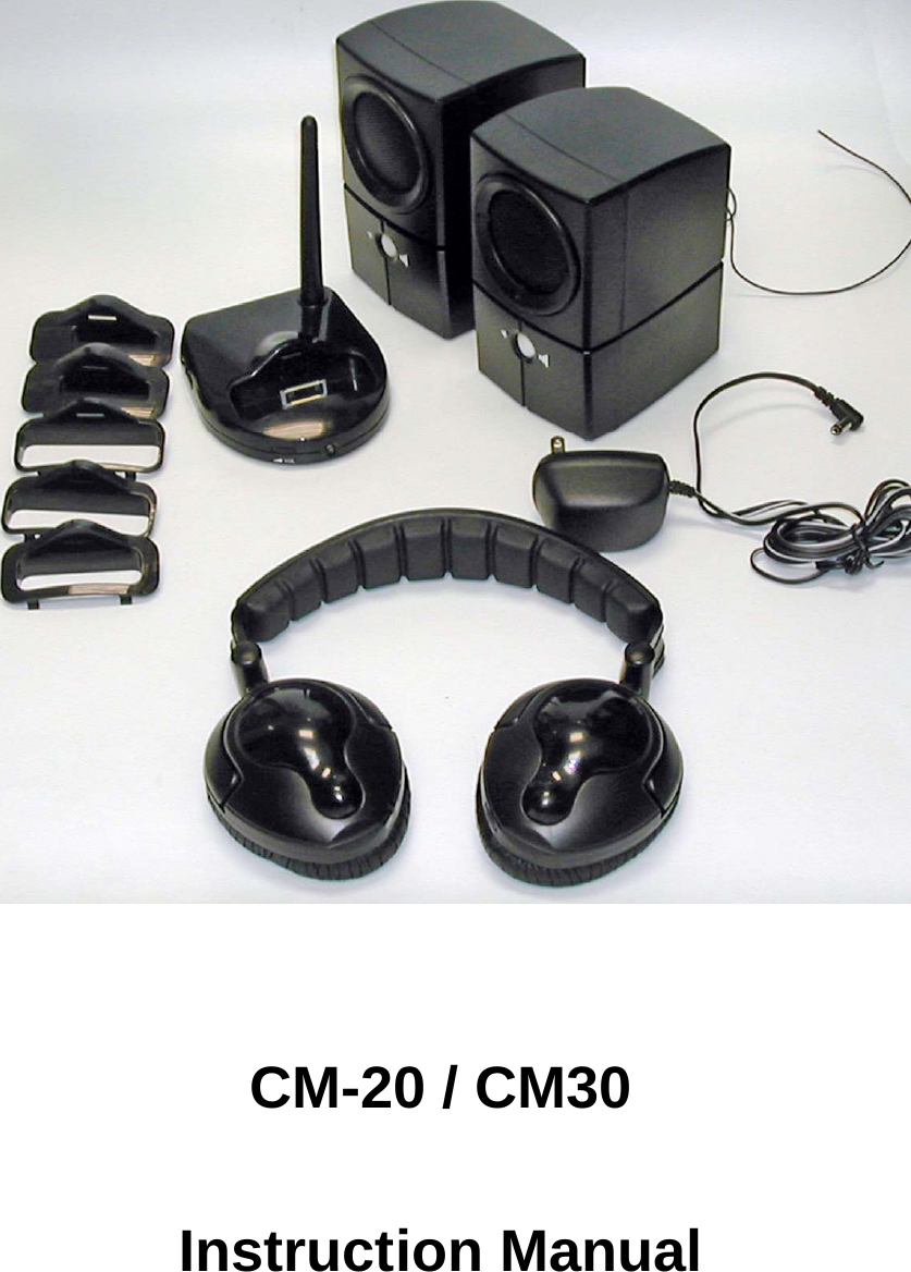        CM-20 / CM30  Instruction Manual