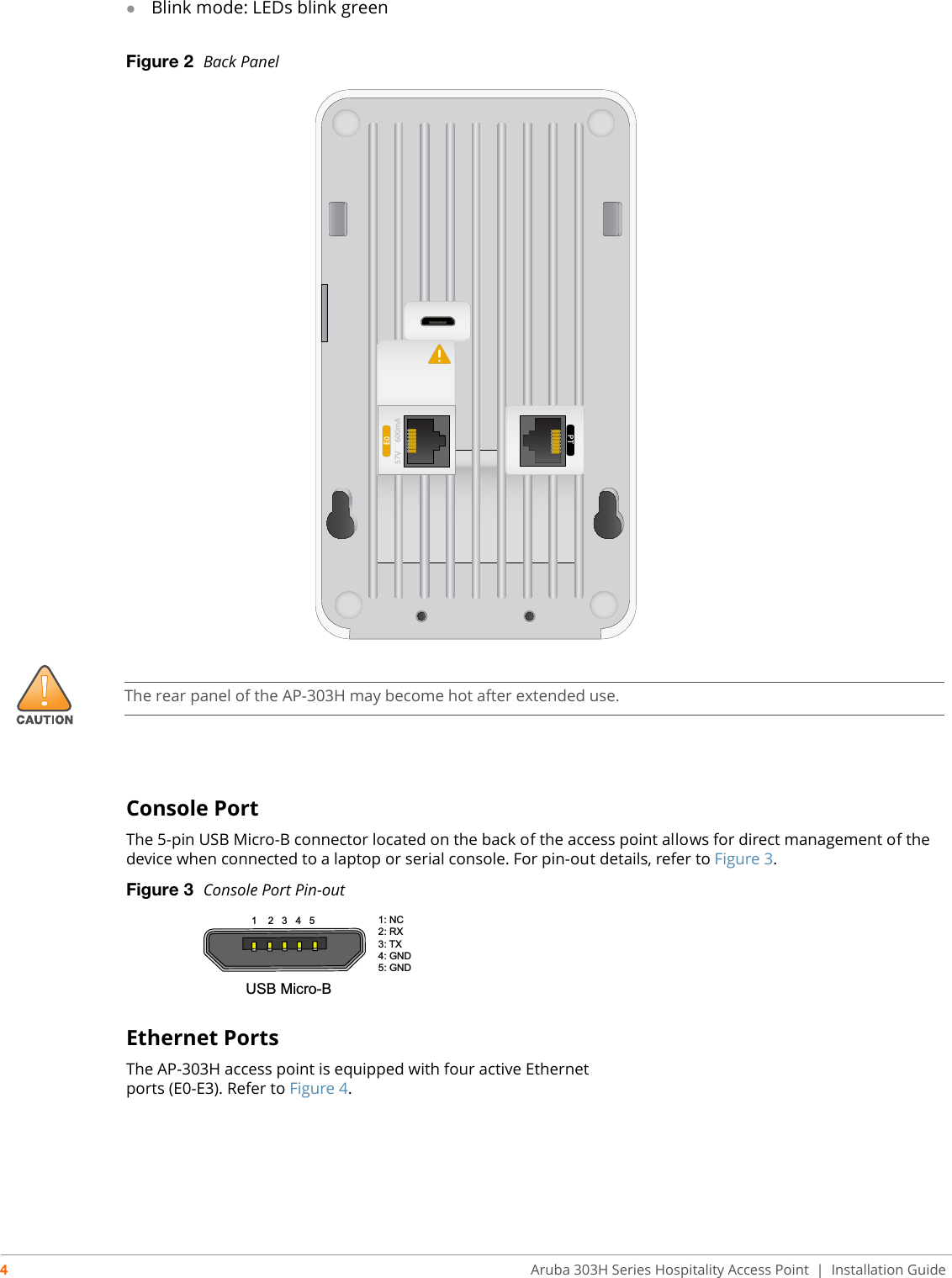 Aruba Networks APINH303 802.11 A/b/g/n/ac Wireless Access Point User ...