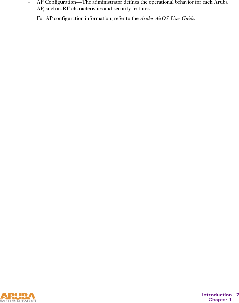 8Aruba70 Part 0500044Installation Guide October 2004