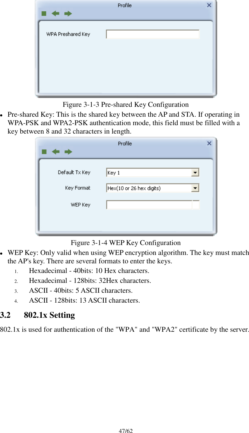 Page 47 of AsiaRF AW2405AC1 WIFI USB DONGLE User Manual Wireless LAN USB Adapter