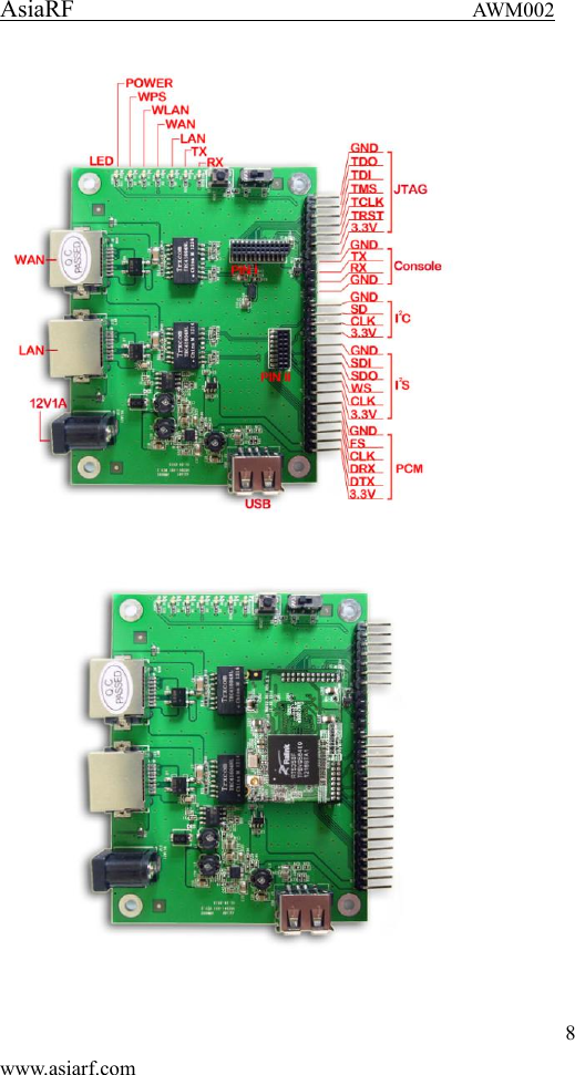 AsiaRF                                 AWM002 8 www.asiarf.com 