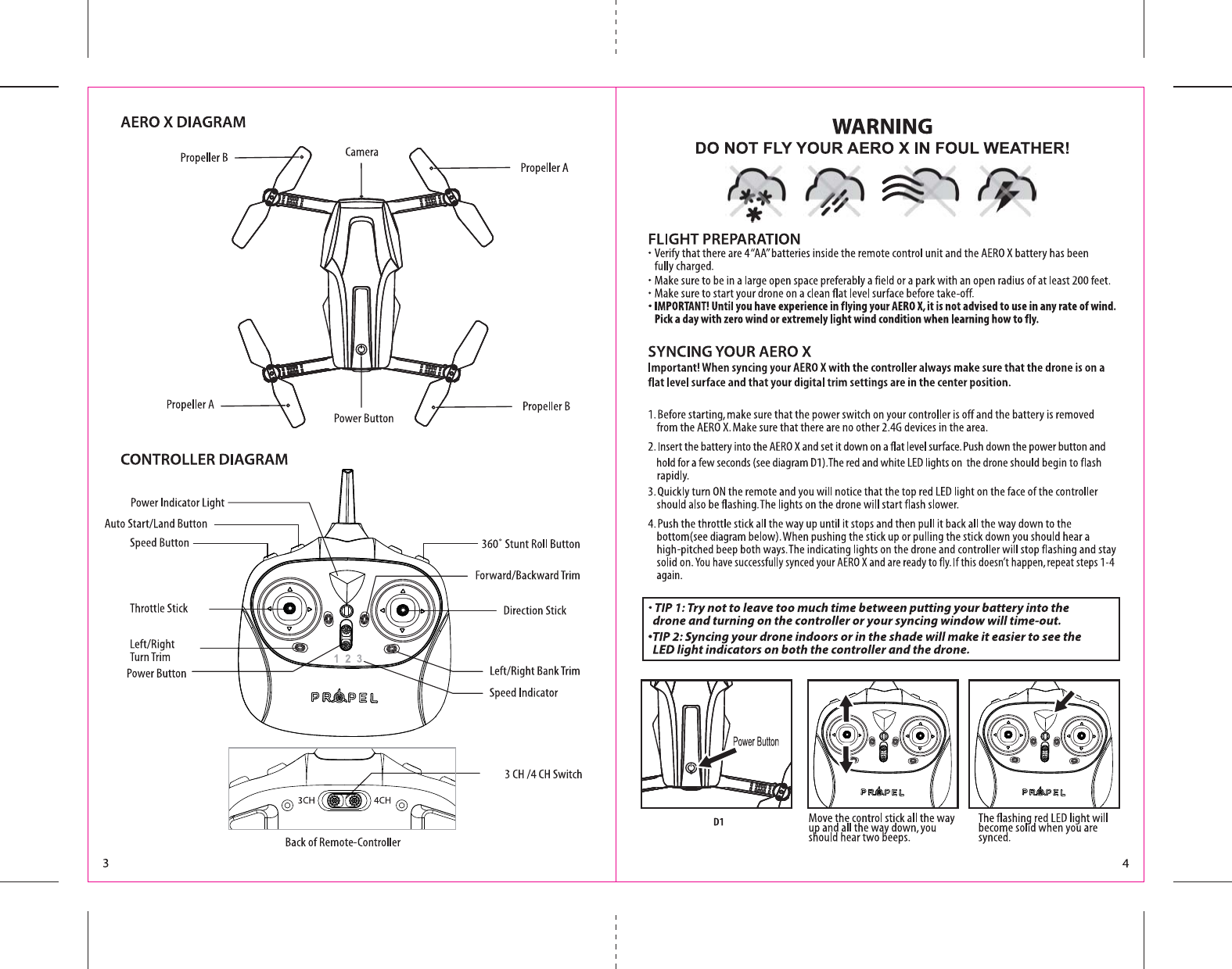 propel drone user manual