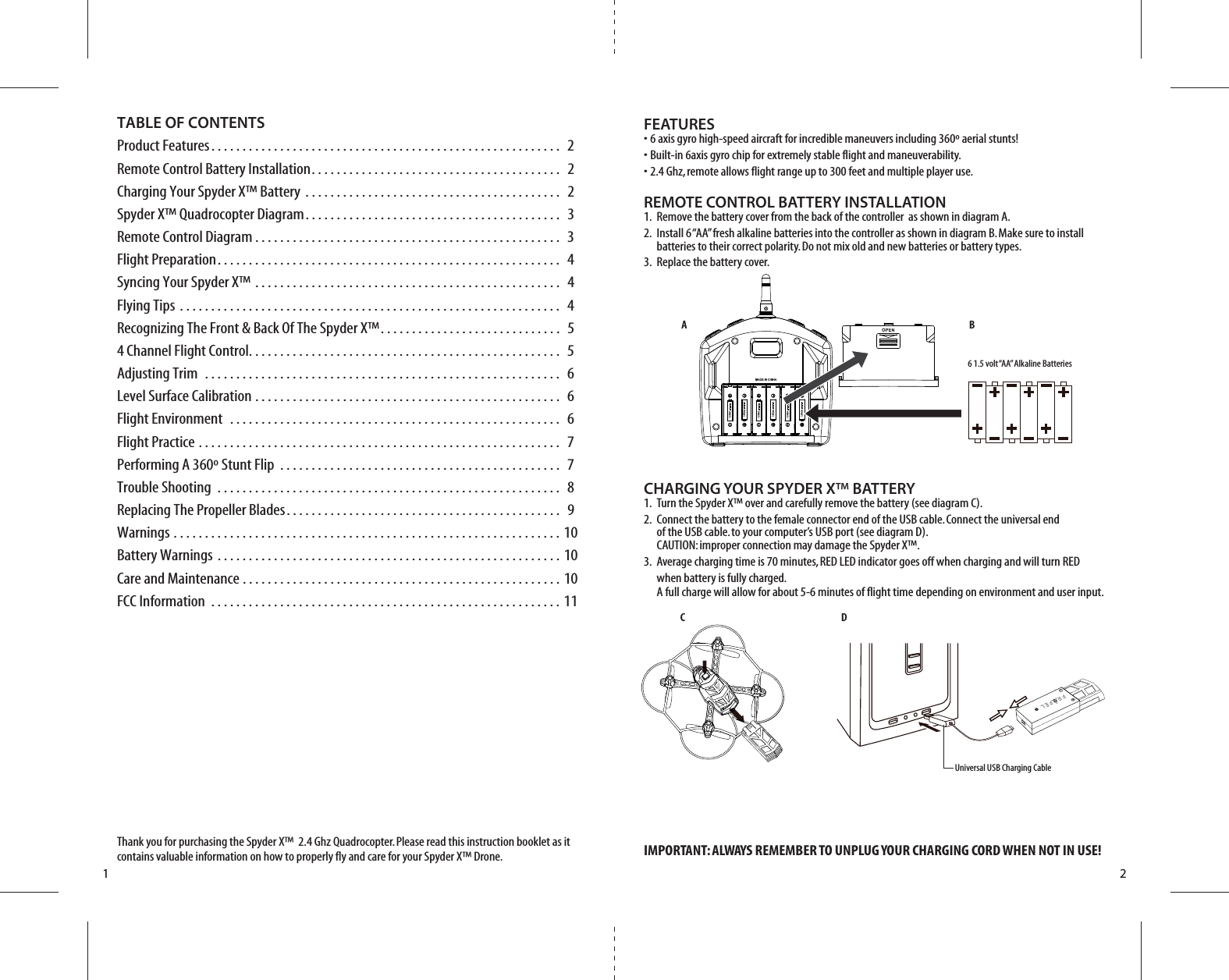 Propel Drone Instruction Manual - Picture Of Drone
