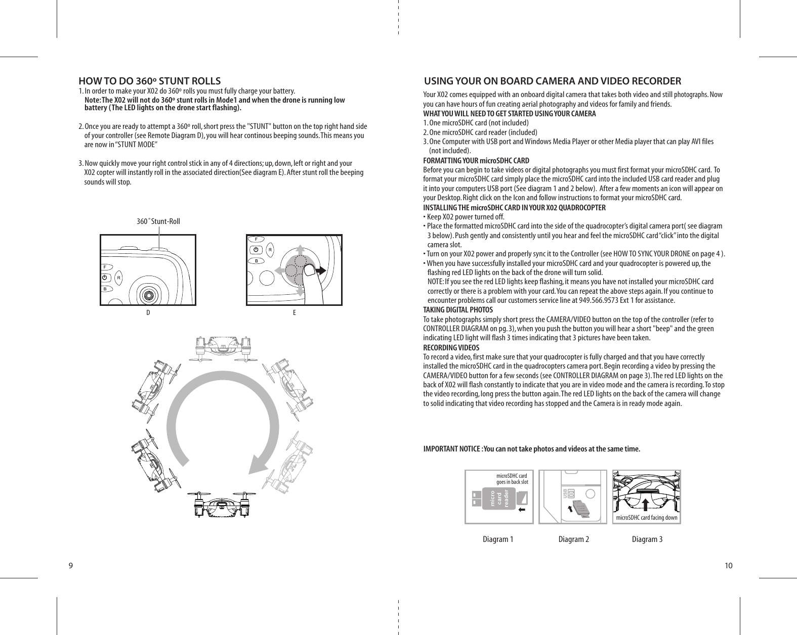 Page 6 of Asian Express VL-3520R X02 Micro Drone with Video User Manual C60 WM X02 Video Drone IM Eng 20180122