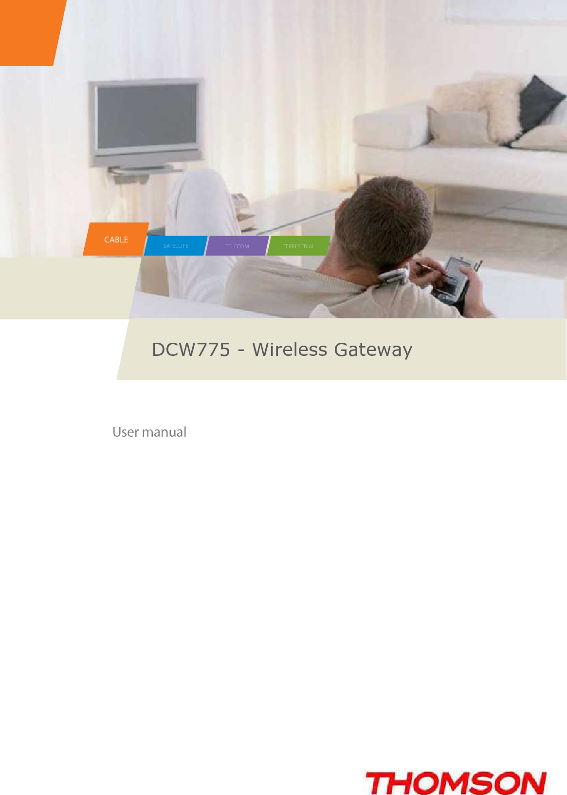 Ë-»® ³¿²«¿´ÍßÌÛÔÔ×ÌÛ ÌÛÔÛÝÑÓÝßÞÔÛÌÛÎÎÛÍÌÎ×ßÔDCW775 - Wireless Gateway