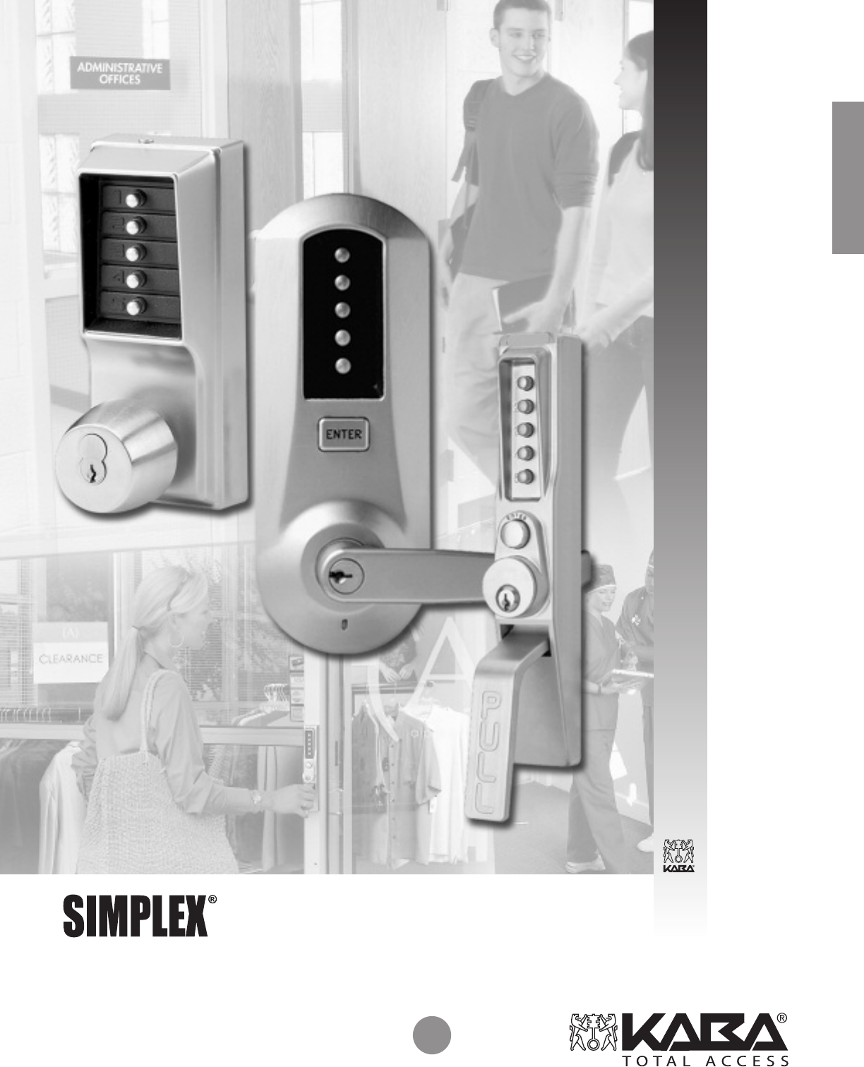 Assa Simplex Mechanical Pushbutton Locks Users Manual