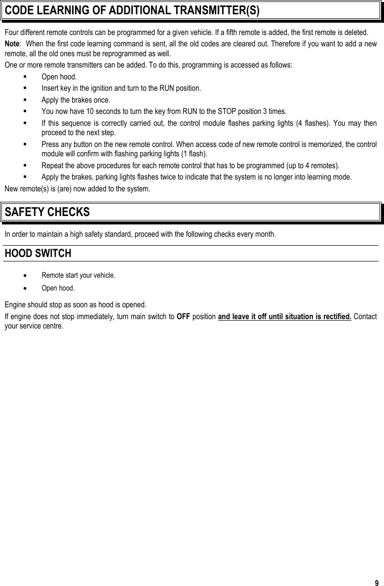 Page 11 of 12 - Astrostart Astrostart-Rs-611-Users-Manual PUB2007007V00R00