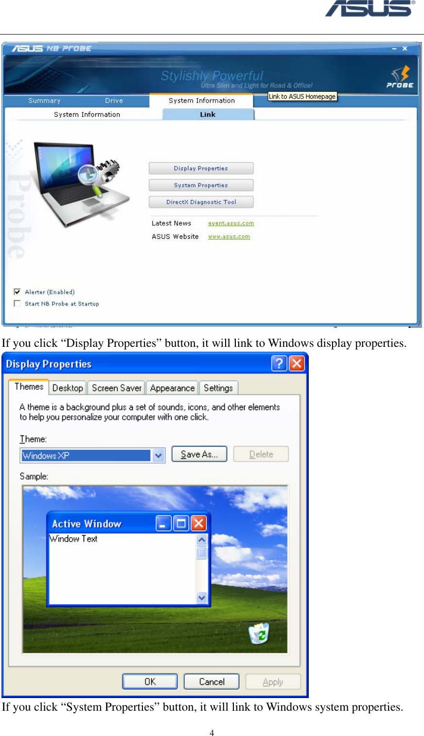 Page 6 of 8 - Asus - NB Probe If Not Then  NBprobe User Guide XP EN V1