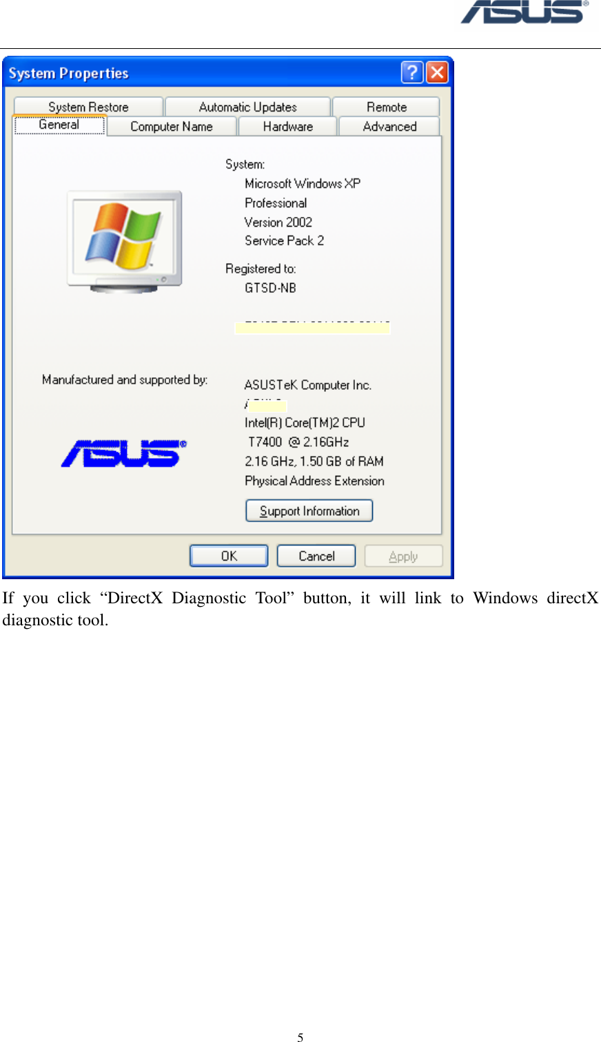 Page 7 of 8 - Asus - NB Probe If Not Then  NBprobe User Guide XP EN V1