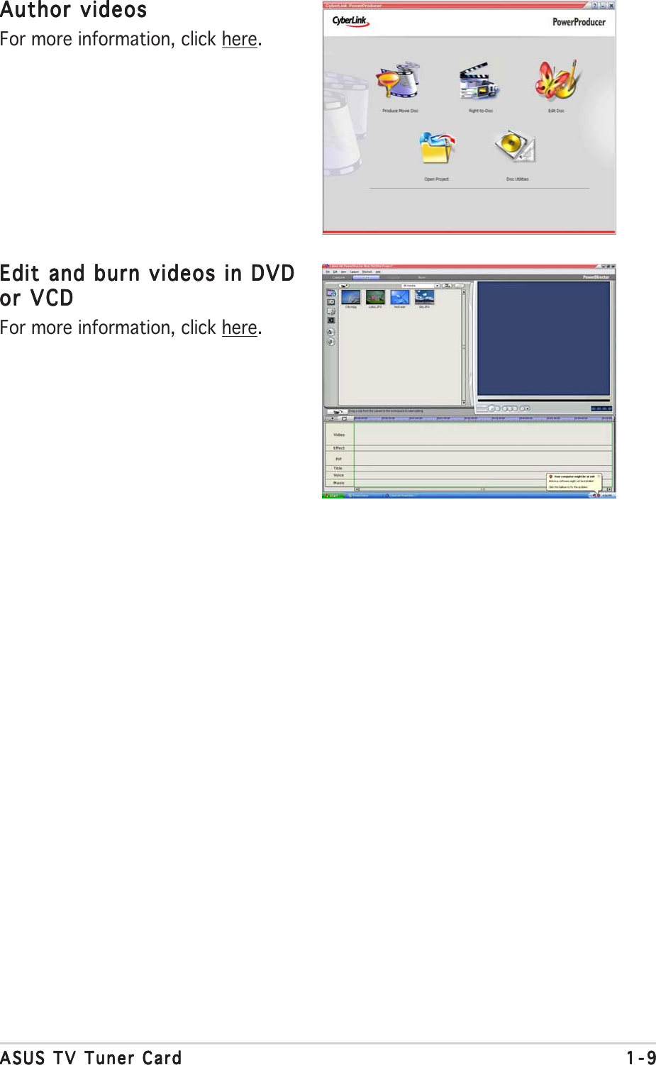Page 9 of 10 - Asus Asus-My-Cinema-P7131-Users-Manual- +asus_tv_tuner.P65  Asus-my-cinema-p7131-users-manual