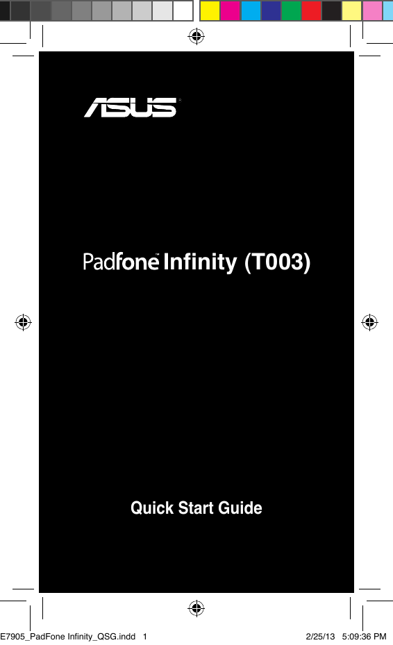 Page 1 of 8 - Asus Asus-Padfone-Infinity-Quick-Start-Manual-  Asus-padfone-infinity-quick-start-manual