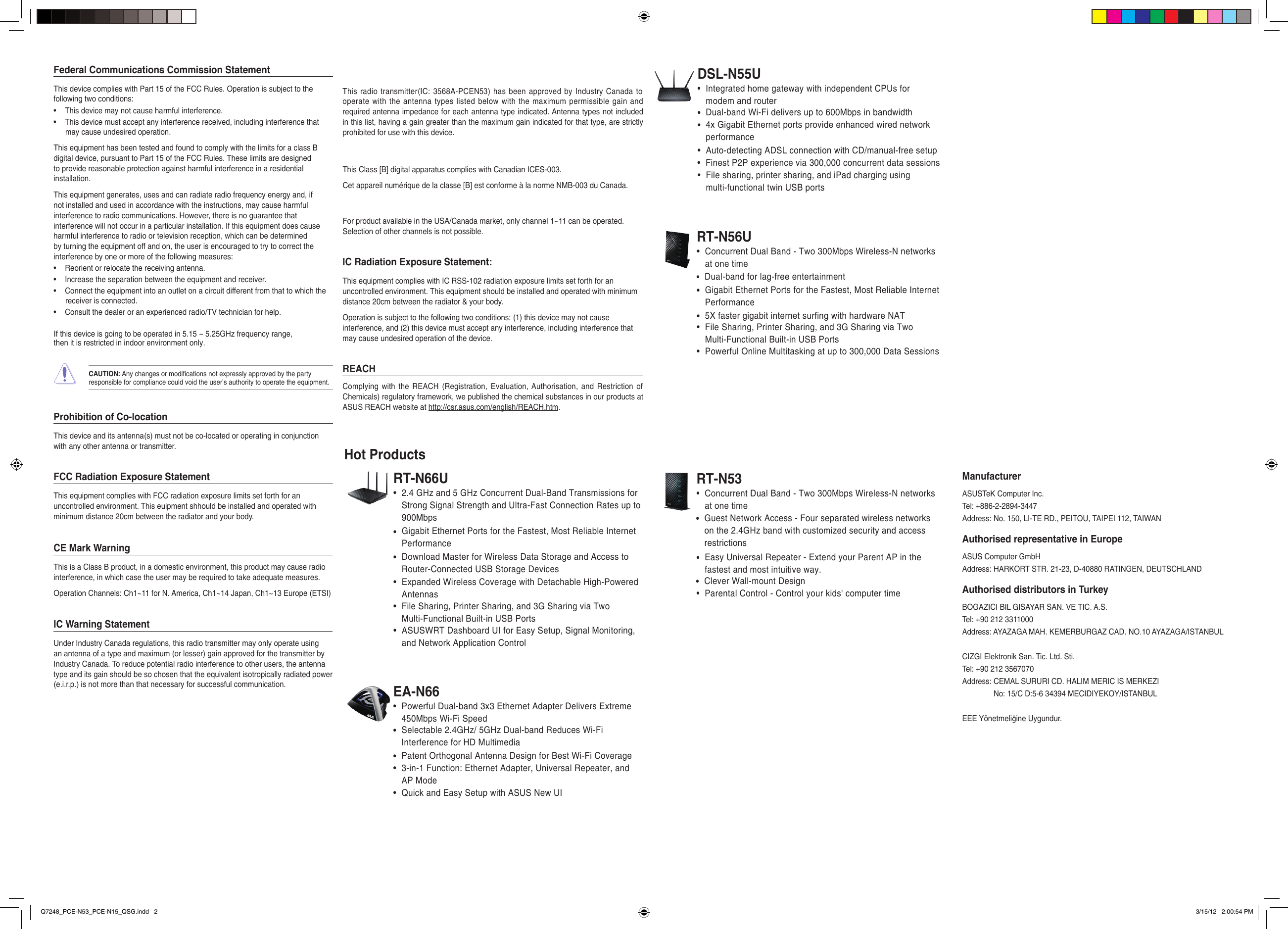 Page 2 of 2 - Asus Asus-Pce-N53-Q7248-Users-Manual- Q7248_PCE-N53_QSG_print  Asus-pce-n53-q7248-users-manual