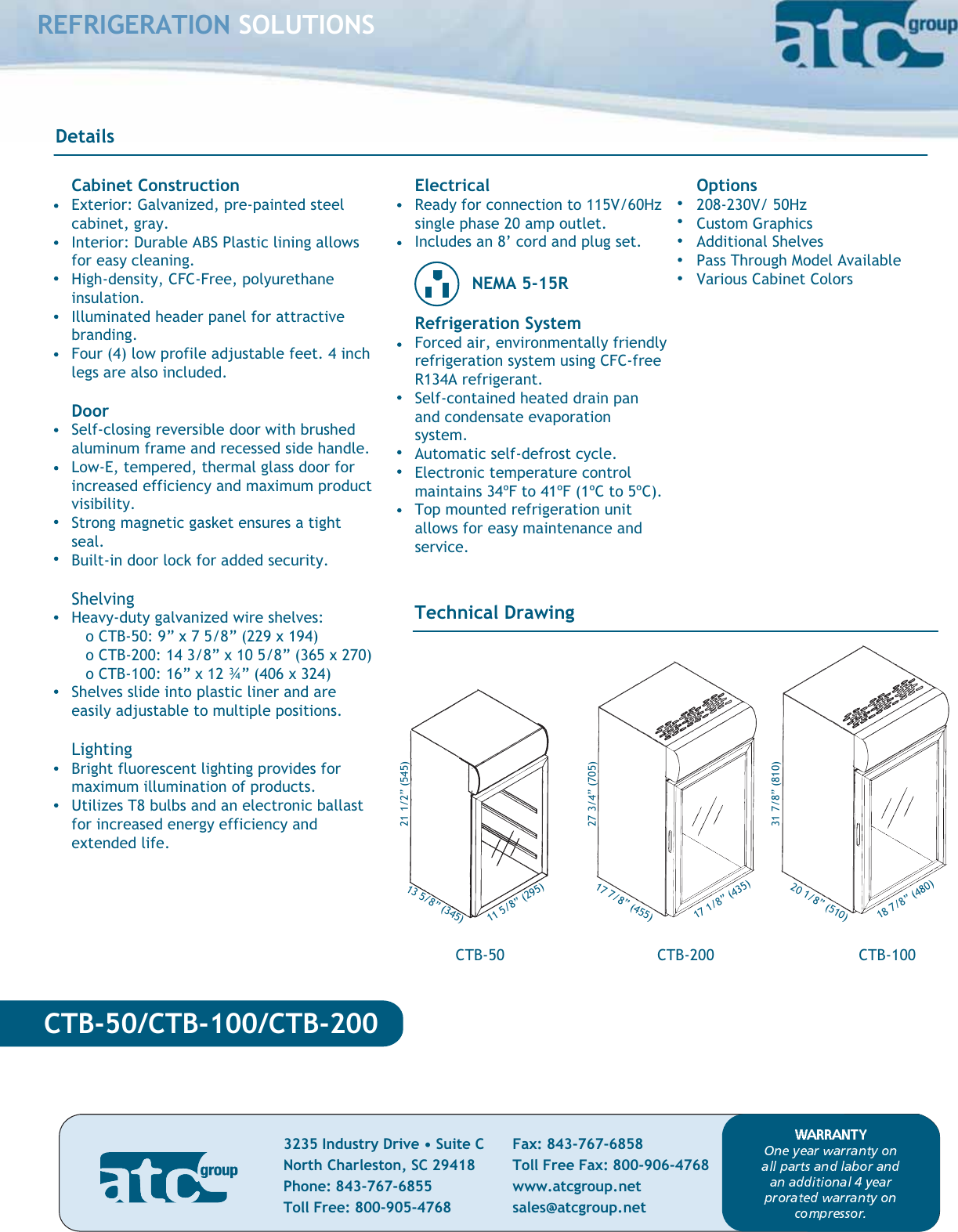 Page 2 of 2 - Atc-Group Atc-Group-Counter-Top-Cooler-Ctb100-Users-Manual- Atc-group-counter-top-cooler-ctb100-users-manual
